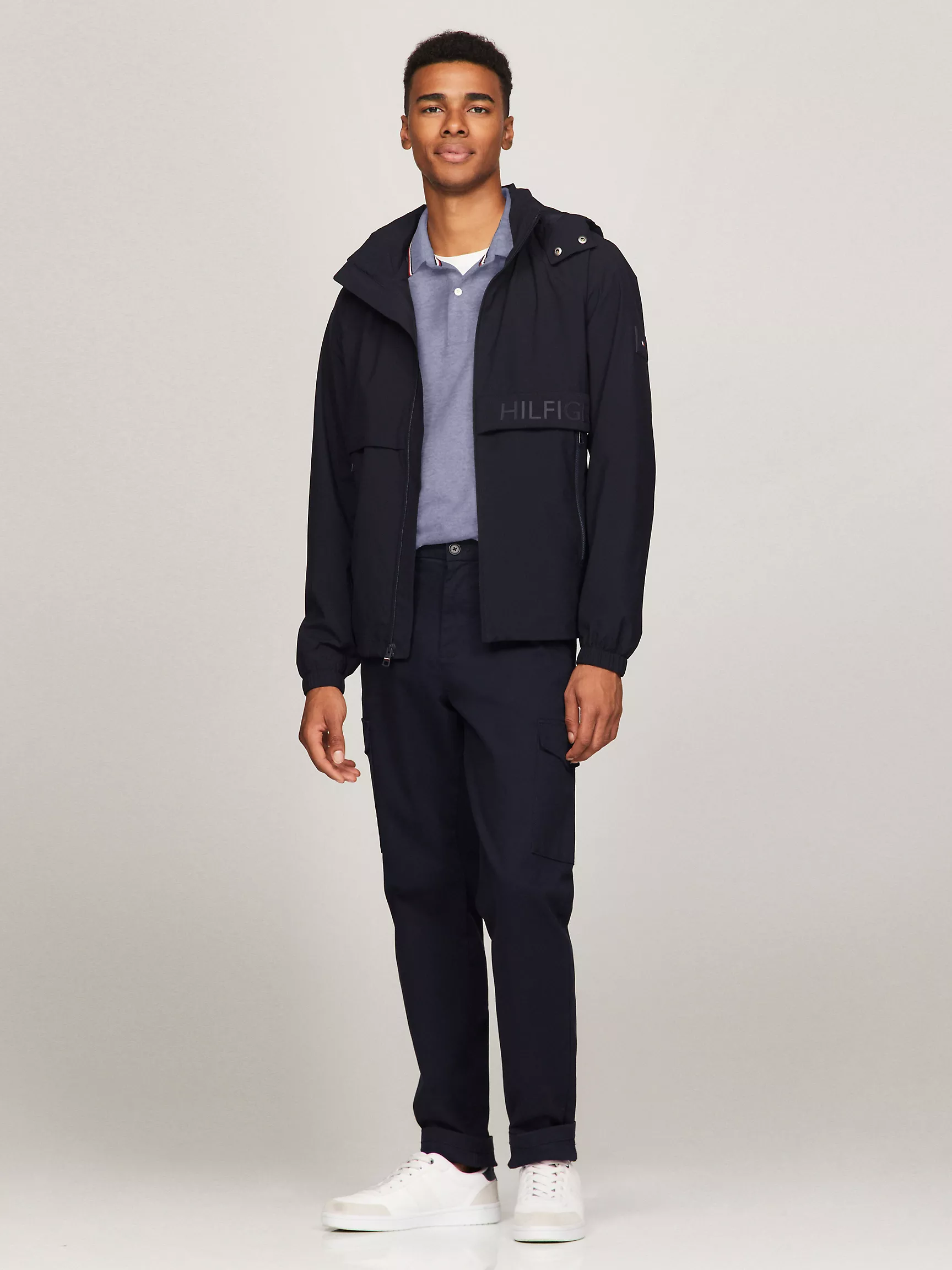 Мужское поло Tommy Hilfiger, Влагоотводящее поло Tommy стандартного кроя