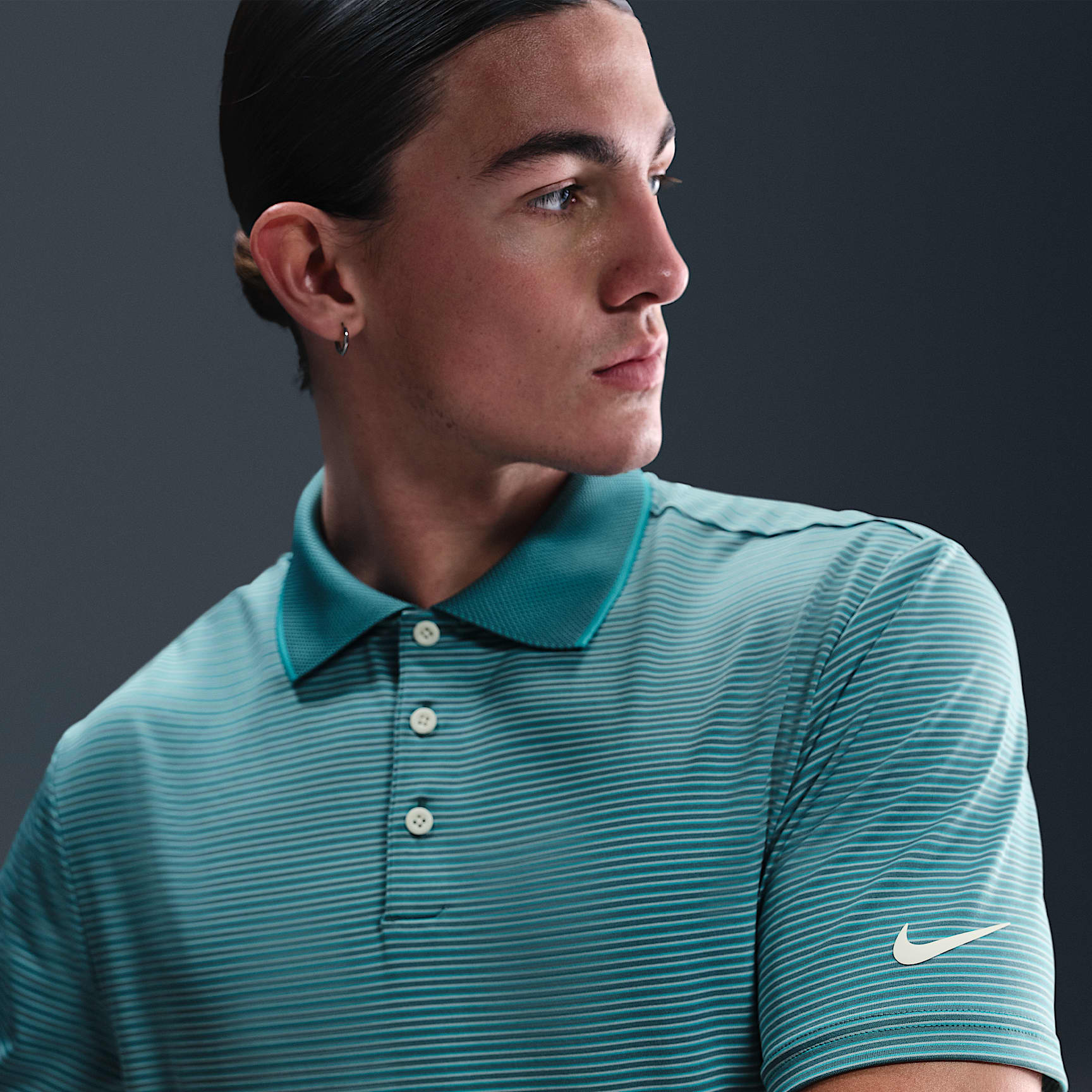 Nike Tour Men's Dri-FIT Striped Golf Polo