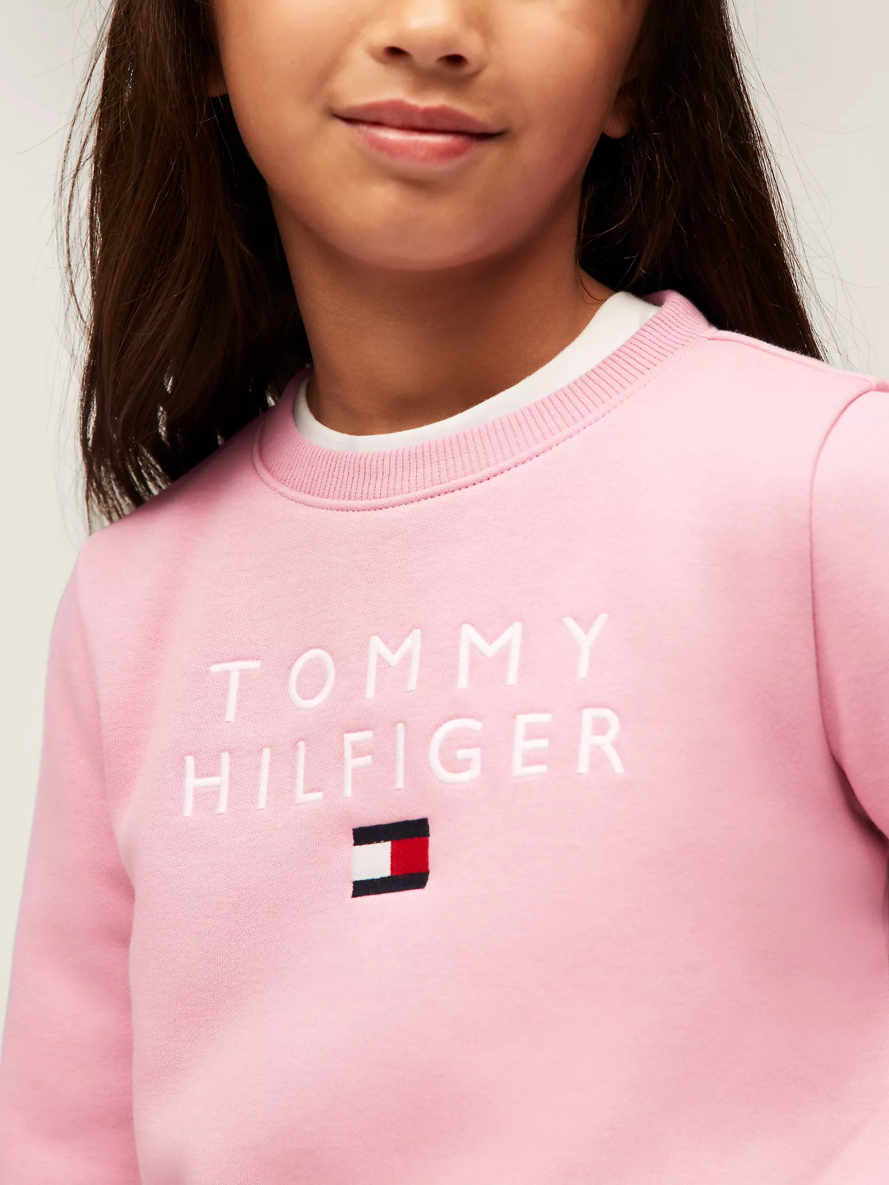 Толстовка для девочек Tommy Hilfiger, Детский свитшот с логотипом Tommy