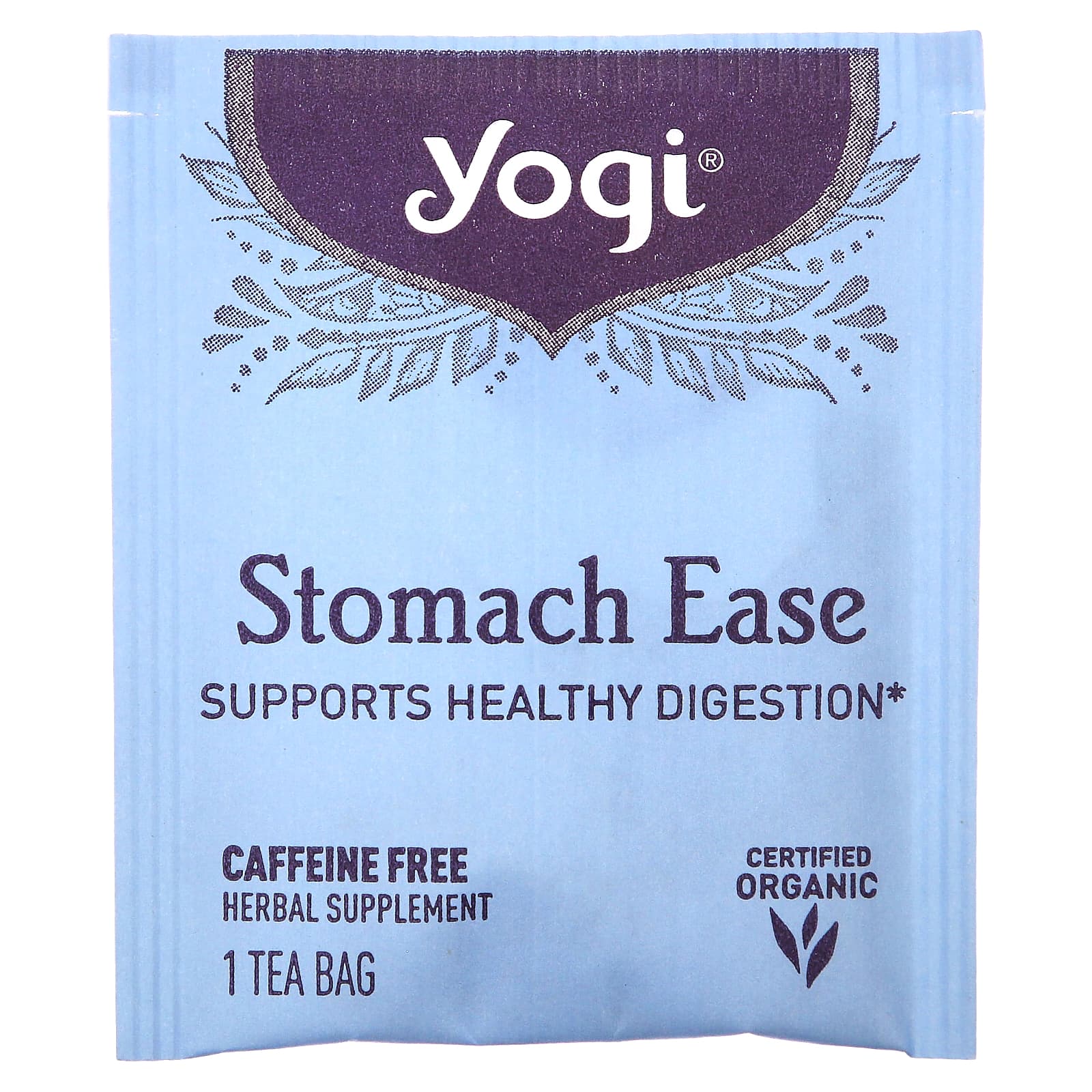 Yogi Tea, Stomach Ease, без кофеина, 16 чайных пакетиков, 29 г (1,02 унции)