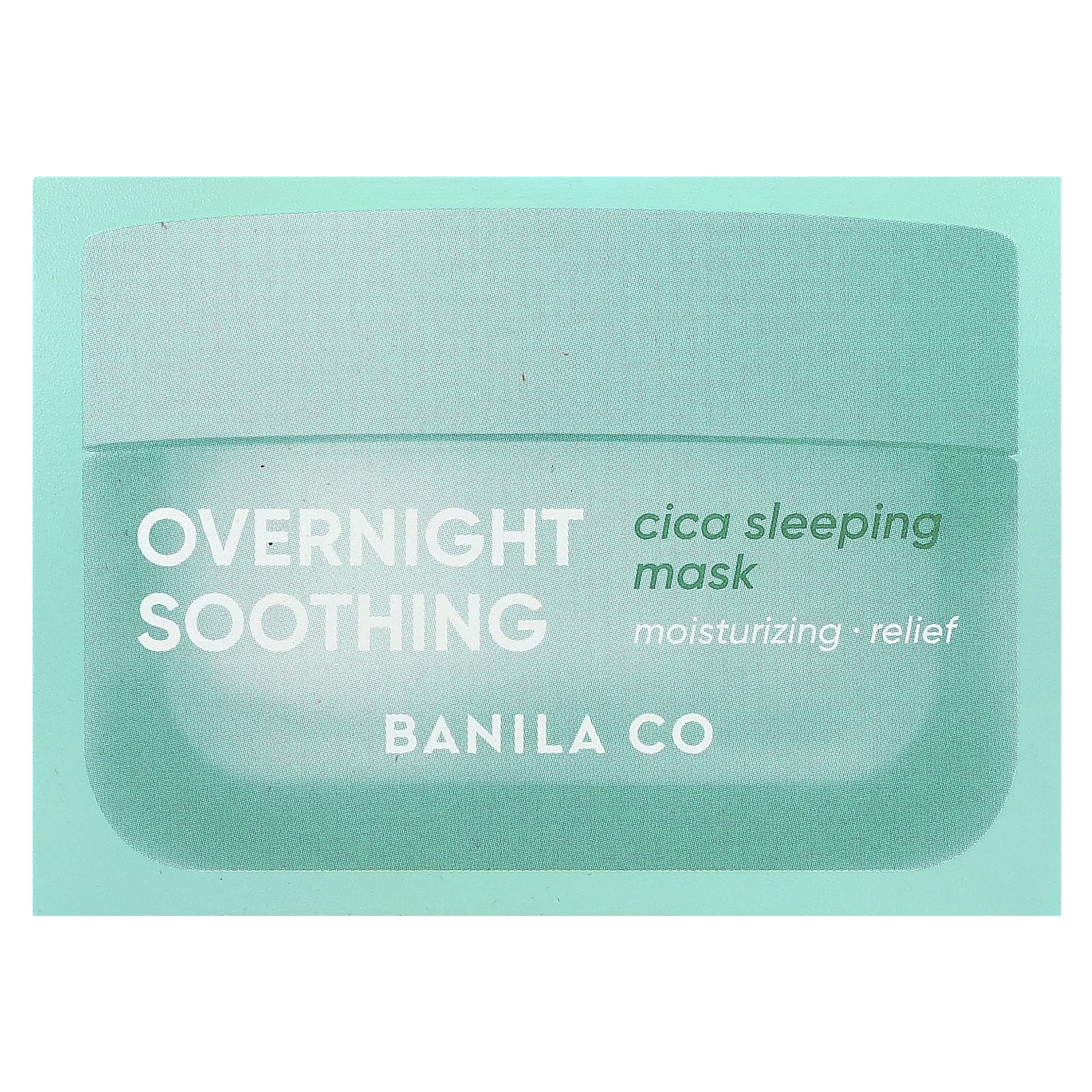 Banila Co, Ночная успокаивающая маска для сна, Cica, 100 мл (3,38 жидк. Унции)