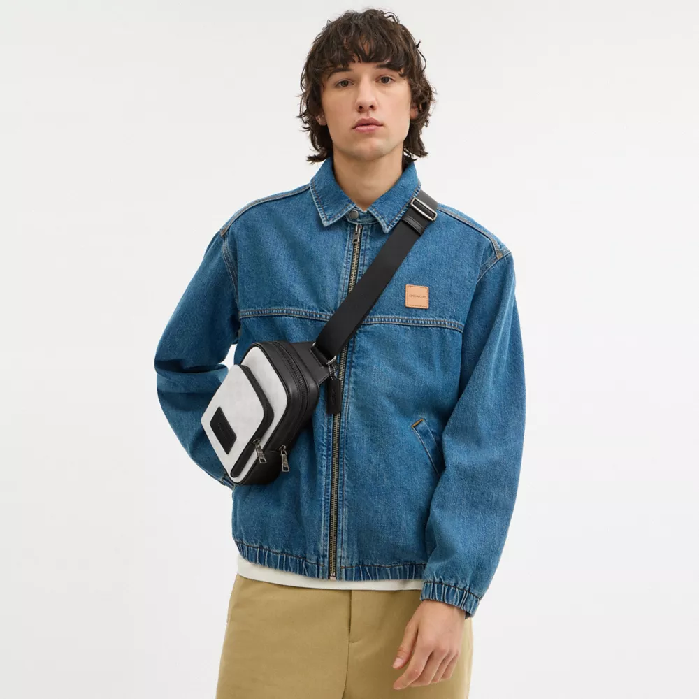 Сумка COACH Racer Sling Pack In Signature Canvas