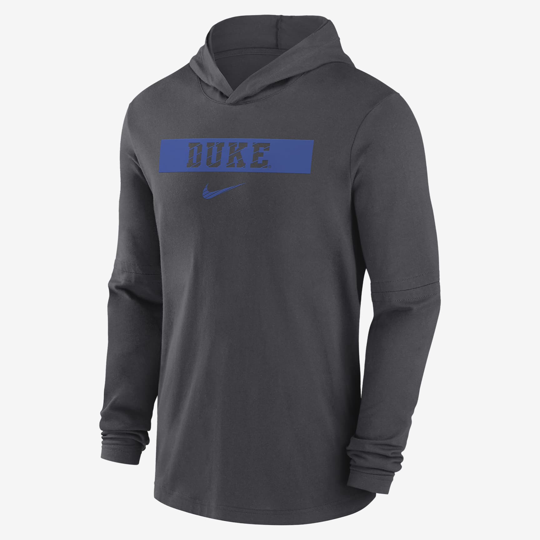 Duke Blue Devils Sideline Men's Nike Dri-FIT College Long-Sleeve Hooded Top