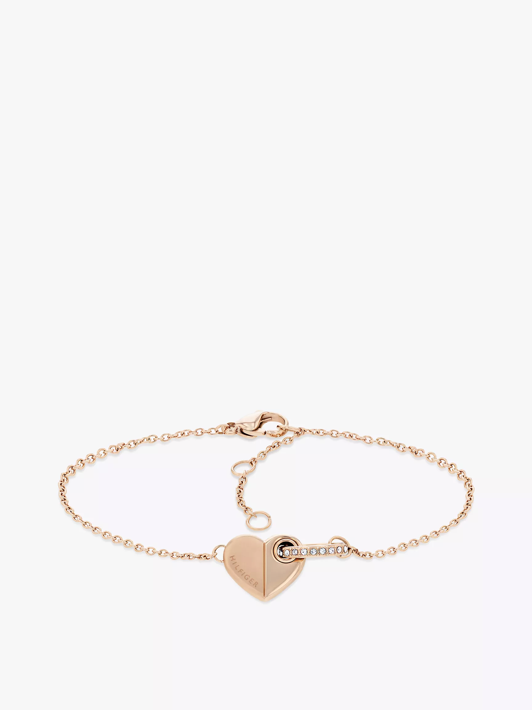 Женский браслет Tommy Hilfiger, Позолоченный браслет в форме сердца Carnation