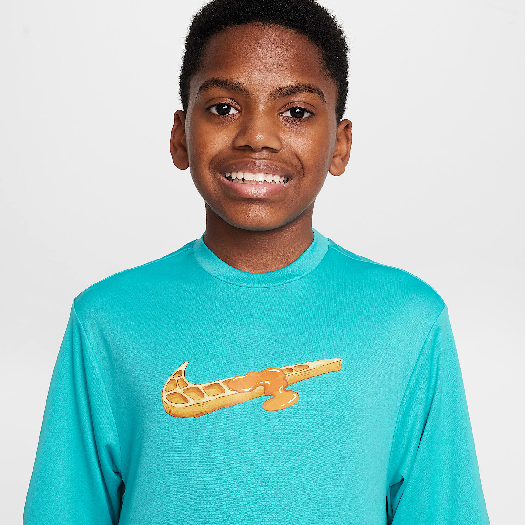 Nike Swim Hydroguard Big Kids' (Boys') Dri-FIT Short-Sleeve Top