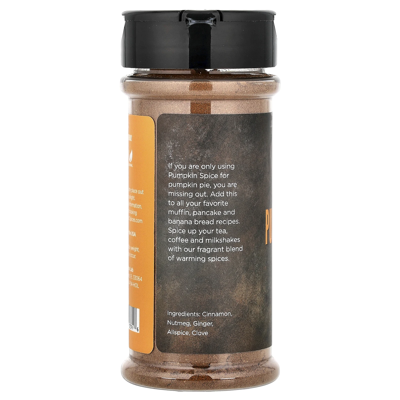 The Spice Lab, тыква, приправа с тыквой, 90 г (3,2 унции)