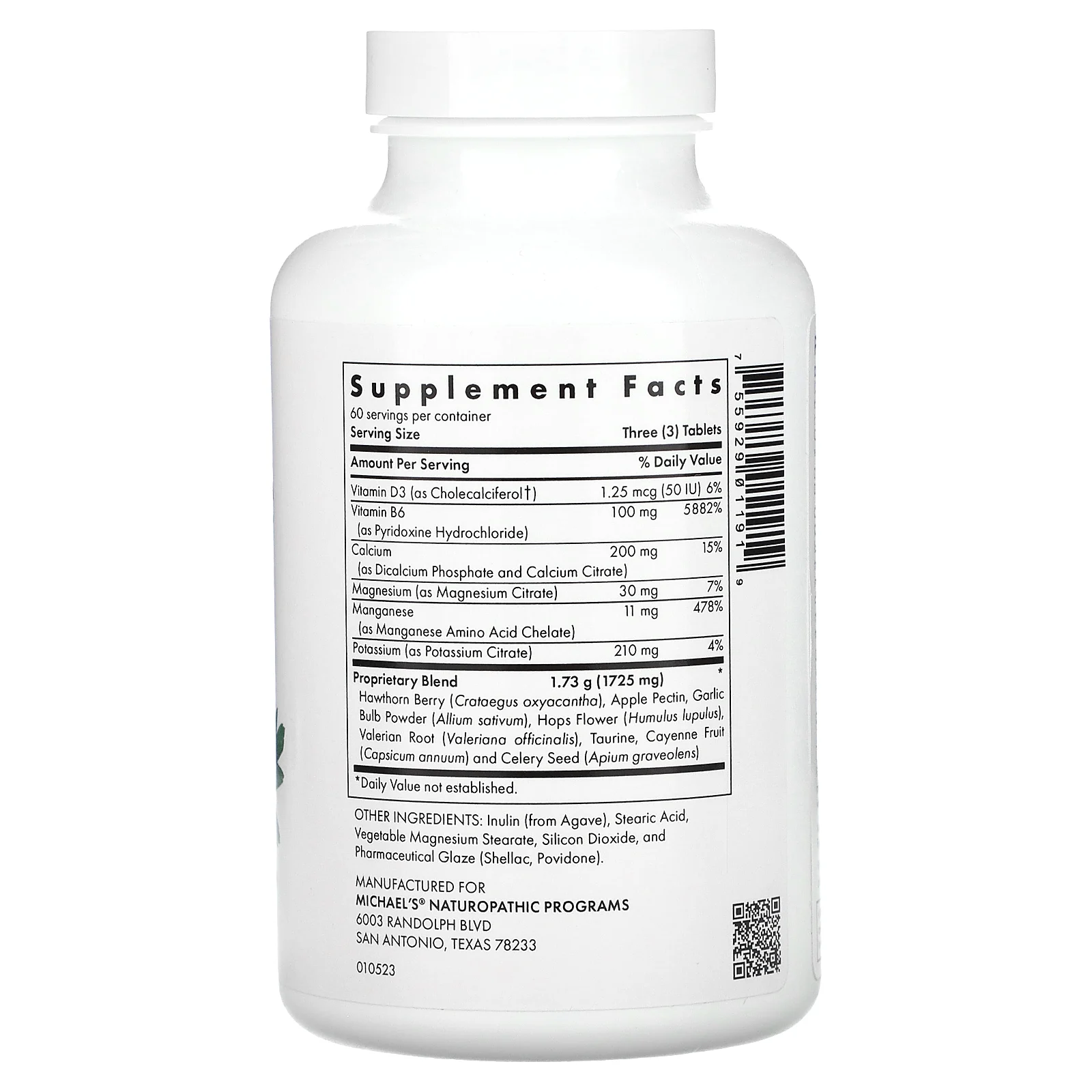 Michael's Naturopathic, факторы кровяного давления, 180 вегетарианских таблеток