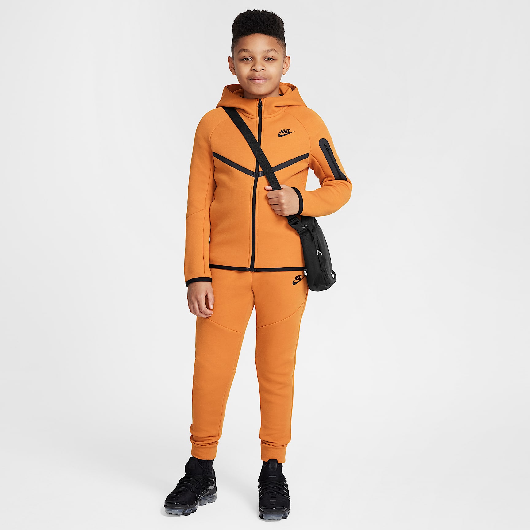 Nike Sportswear Tech Fleece Big Kids' Full-Zip Hoodie