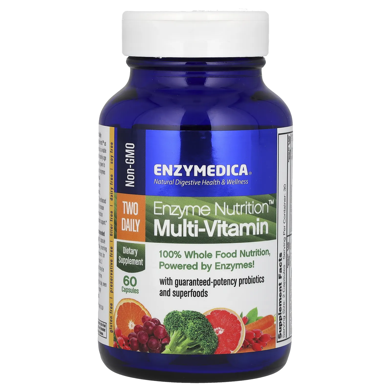 Enzymedica, Enzyme Nutrition, мультивитамины, две капсулы в день, 60 капсул