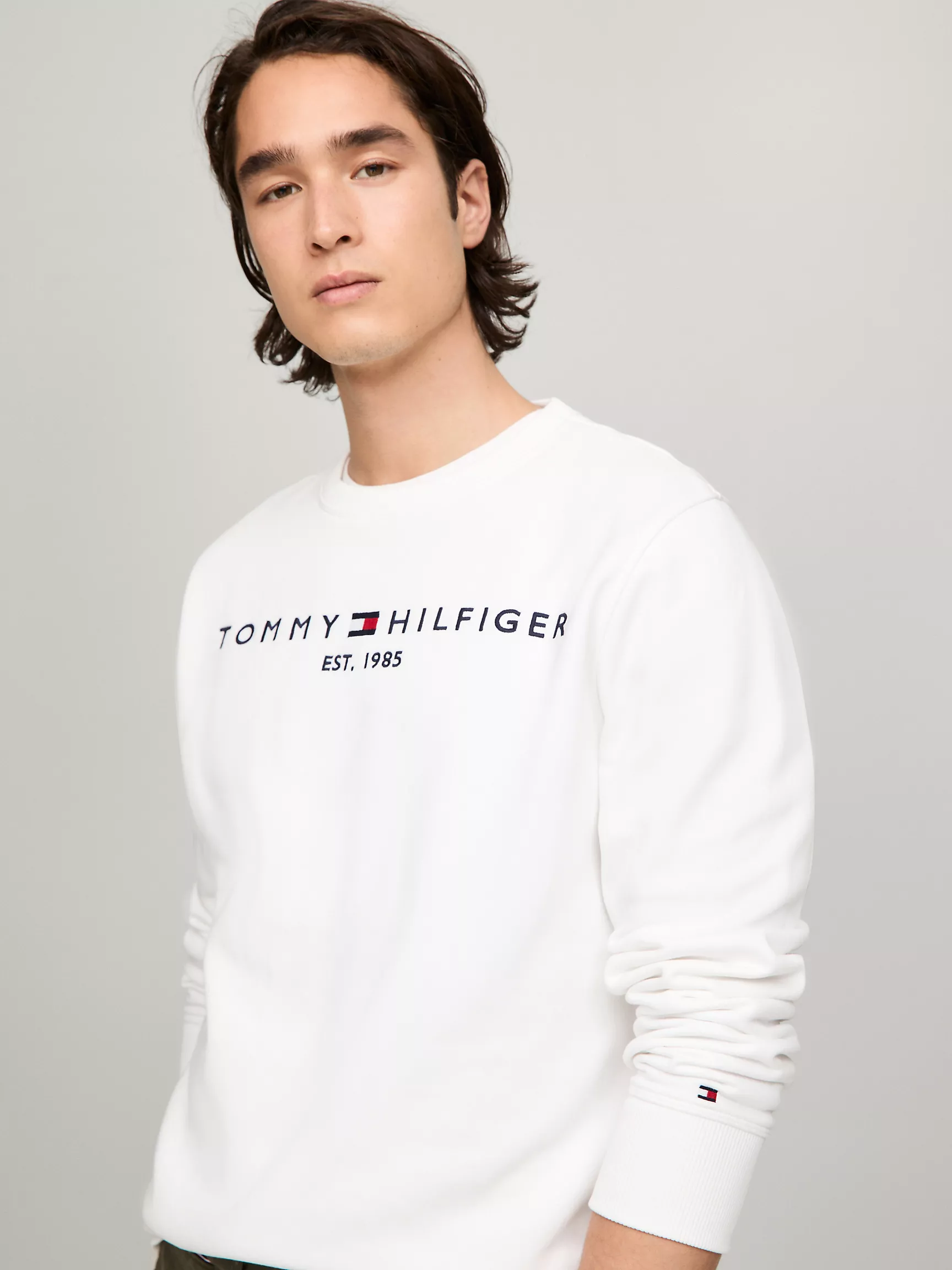 Мужская толстовка Tommy Hilfiger, Свитшот с логотипом Tommy