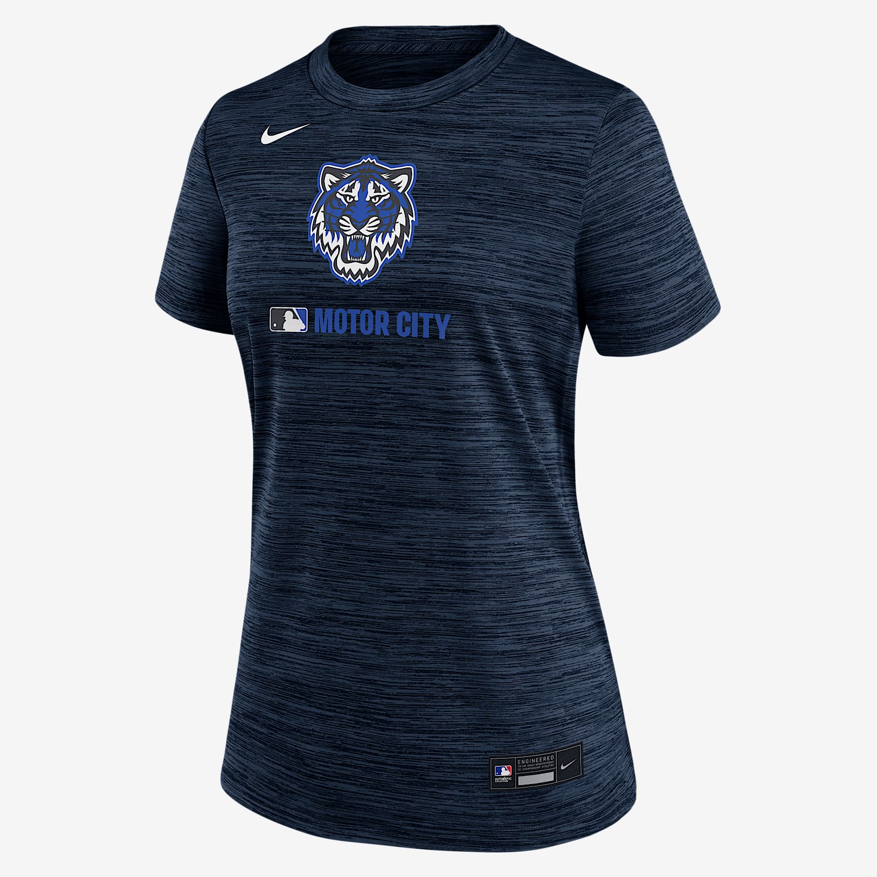 Detroit Tigers Authentic Collection City Connect Velocity Women's Nike Dri-FIT MLB T-Shirt