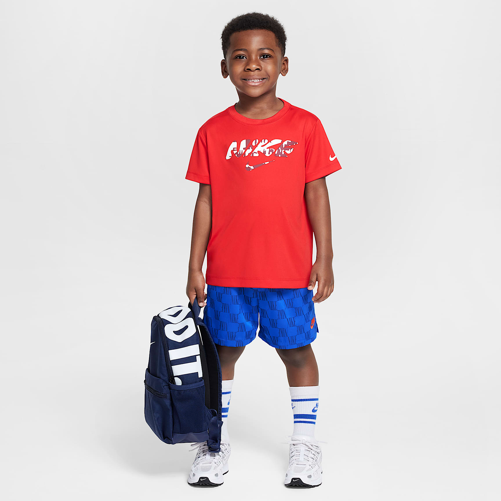 Nike Dri-FIT Little Kids' Multi Bold Graphic Top