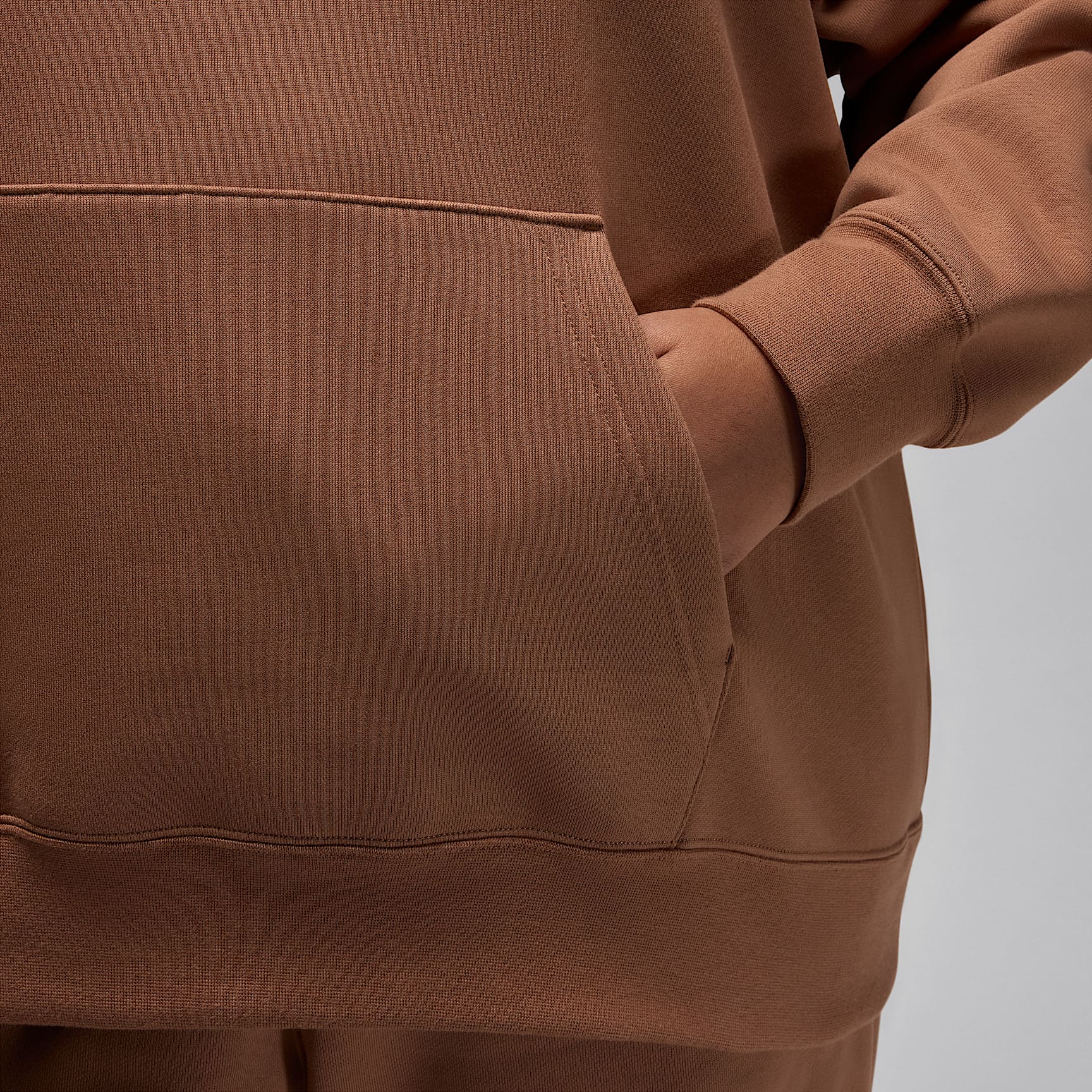 Jordan Flight Fleece Women's Satin-Lined Pullover Hoodie (Plus Size)