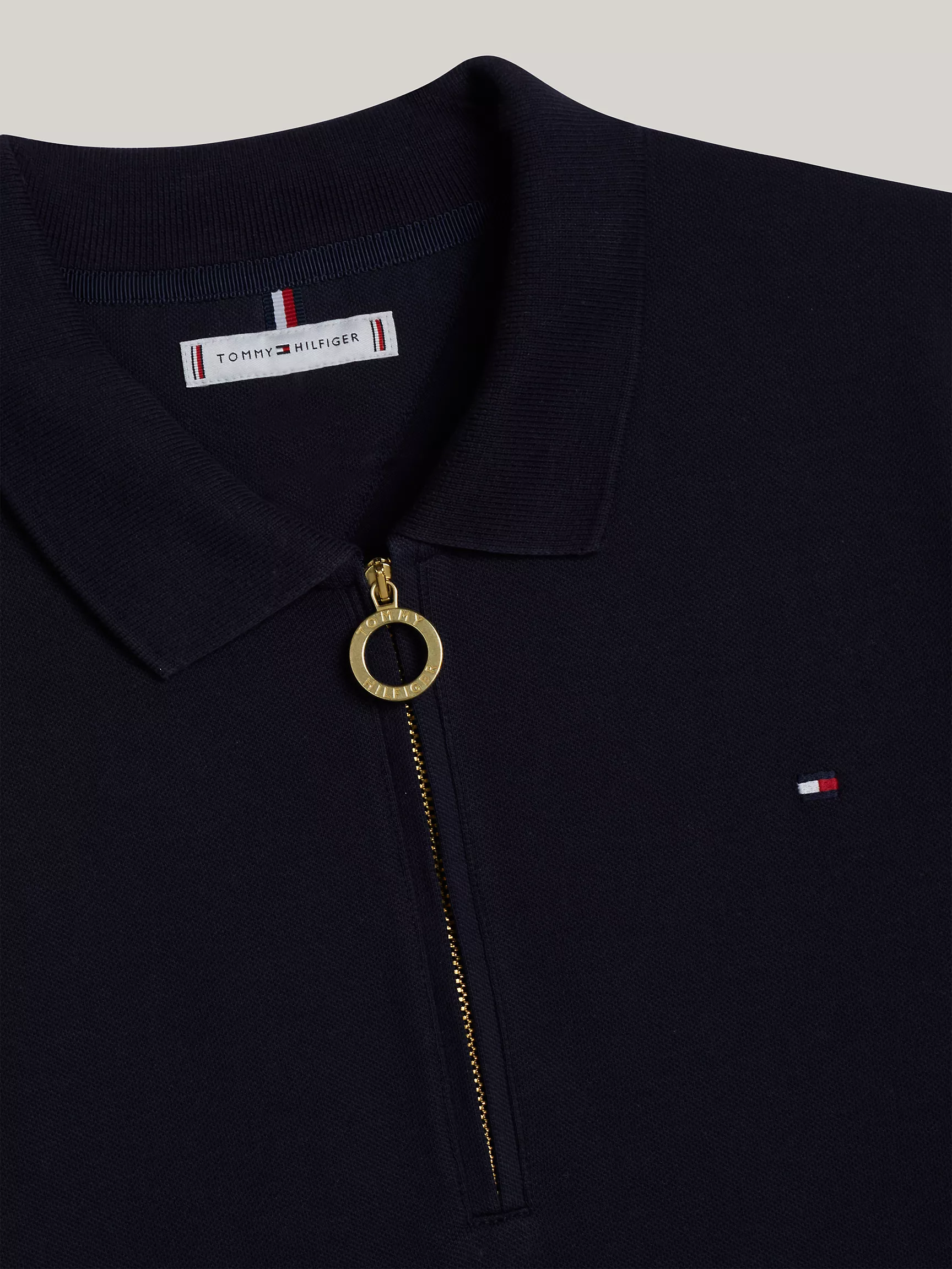 Женская рубашка Tommy Hilfiger, Эластичное хлопковое поло стандартного кроя