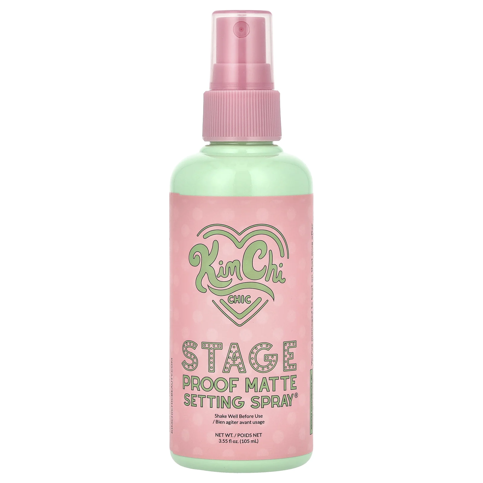 KimChi Chic Beauty, Stage Proof Matte Setting Spray®, 01 матовый финиш, 105 мл (3,55 жидк. унц.)