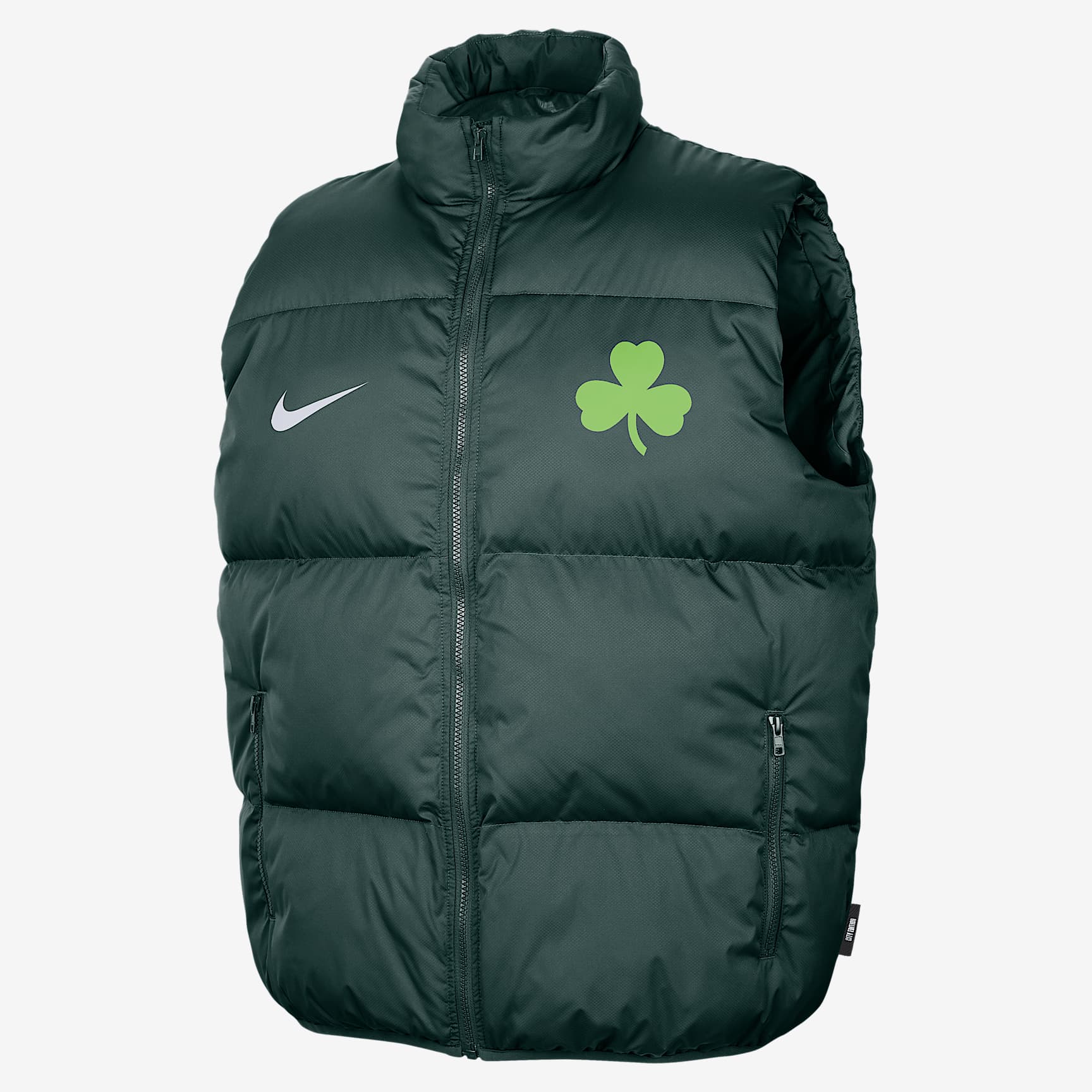 Boston Celtics City Edition Men's Nike NBA Puffer Vest