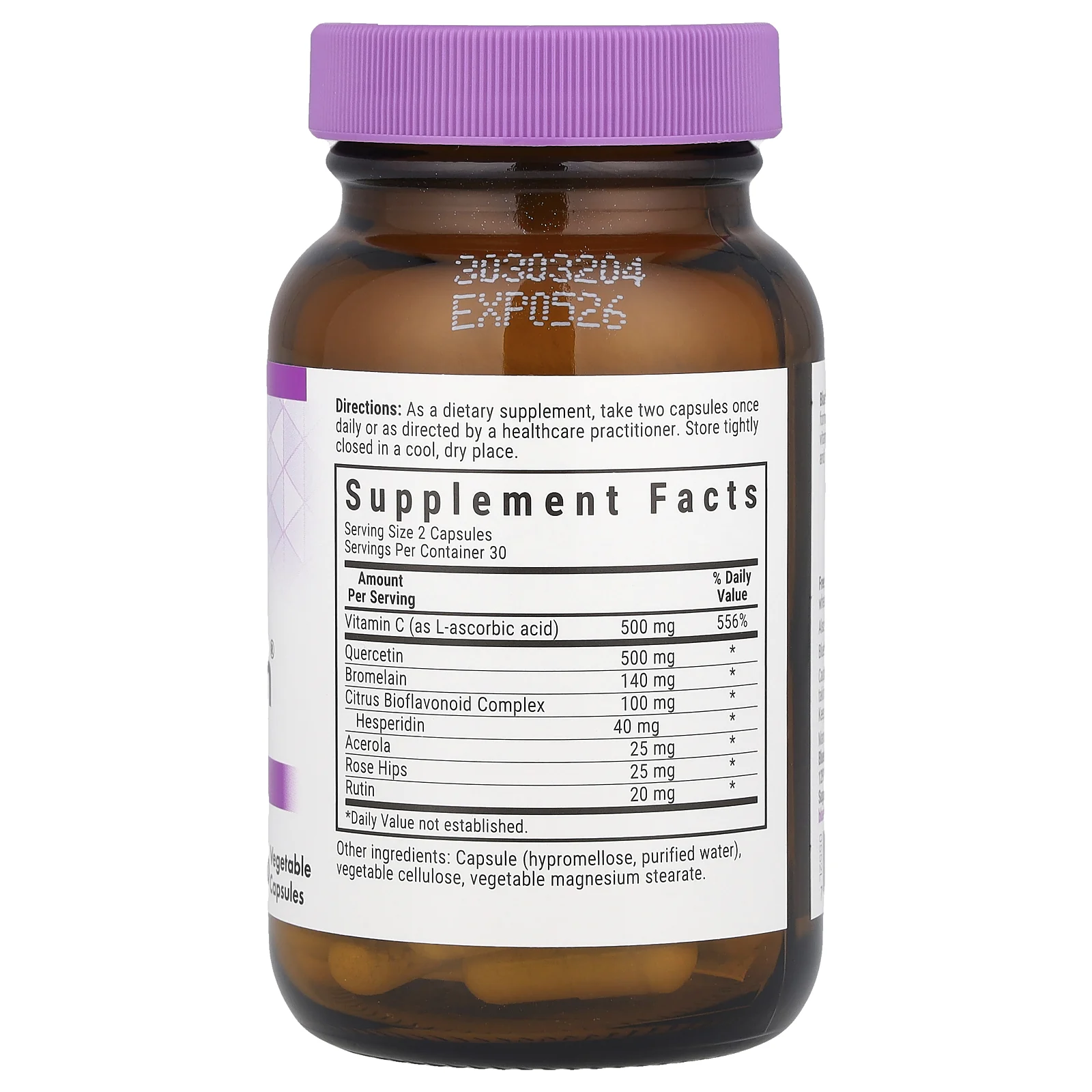 Bluebonnet Nutrition, Super Quercetin, 60 растительных капсул