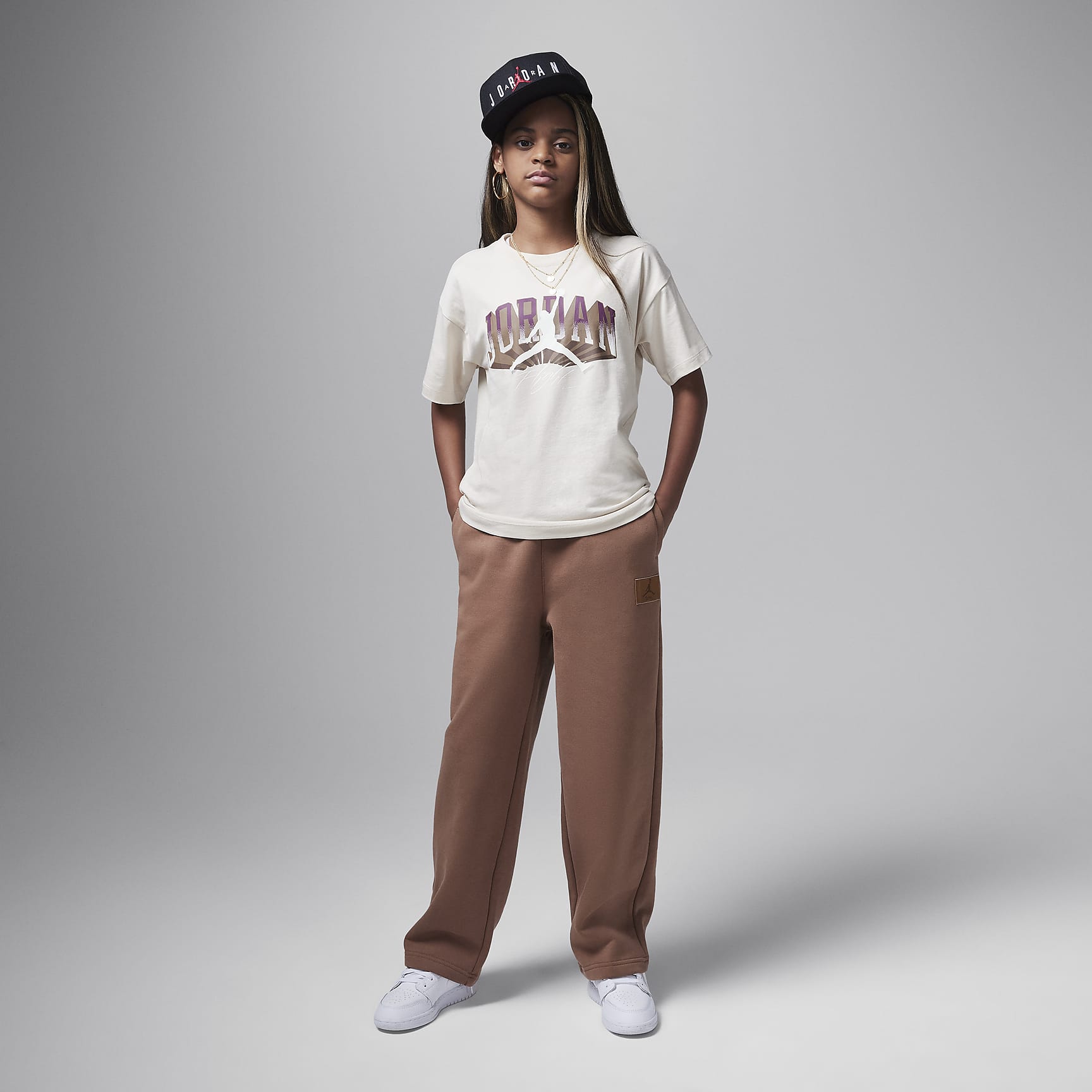 Jordan Big Kids' Push Through Graphic T-Shirt