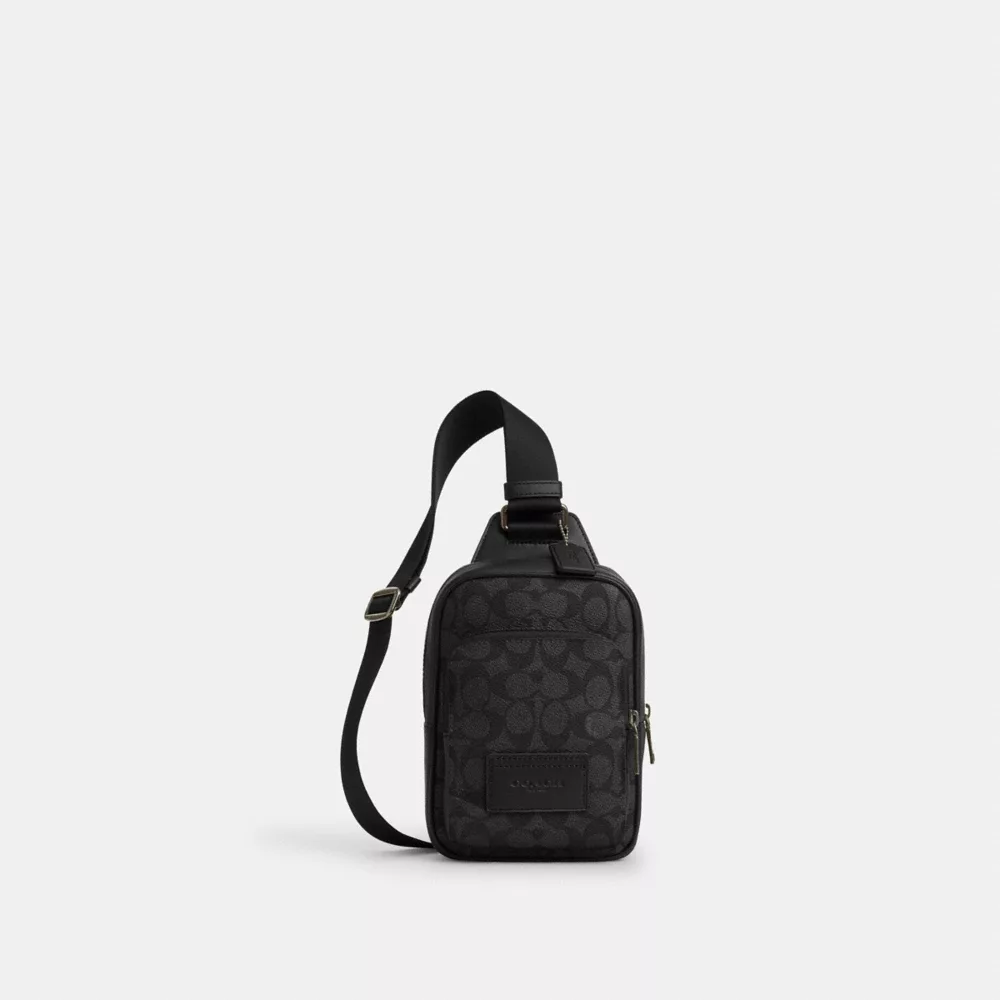 Сумка COACH Racer Sling Pack In Signature Canvas