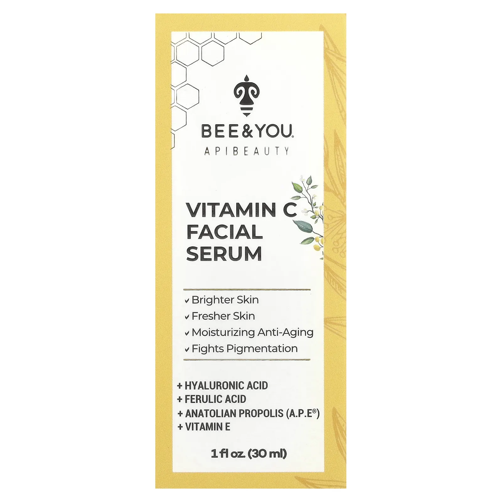 Bee&You, Сыворотка для лица с витамином C, 30 мл (1 жидк. Унция)