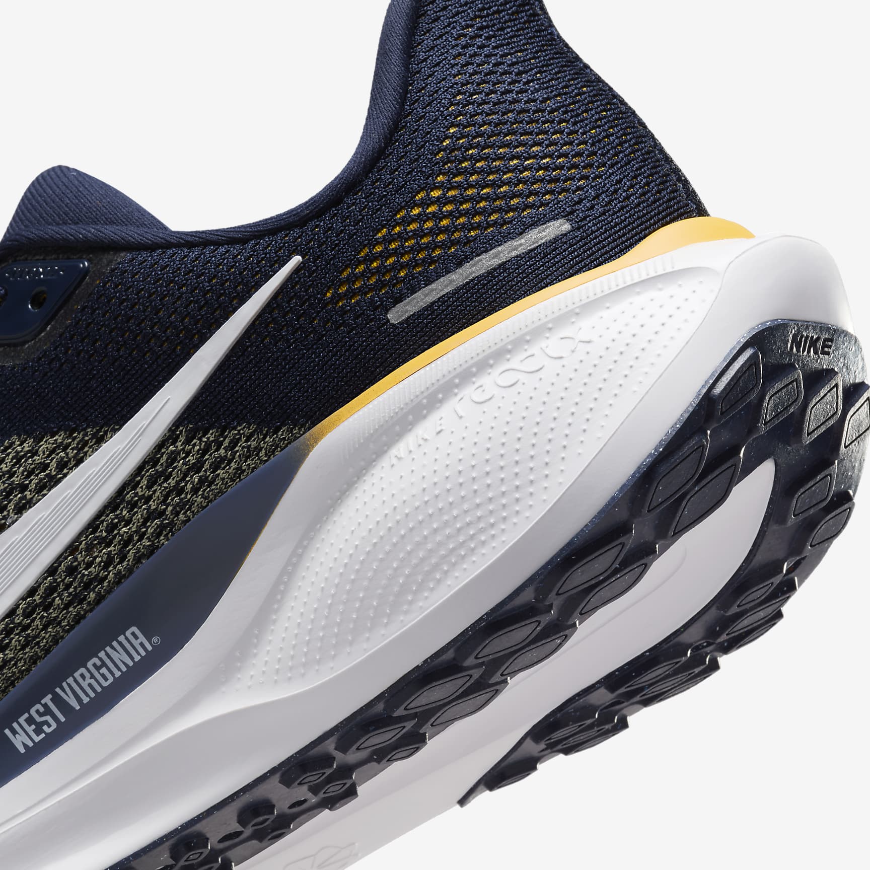 West Virginia Pegasus 41 Men's Nike College Road Running Shoes