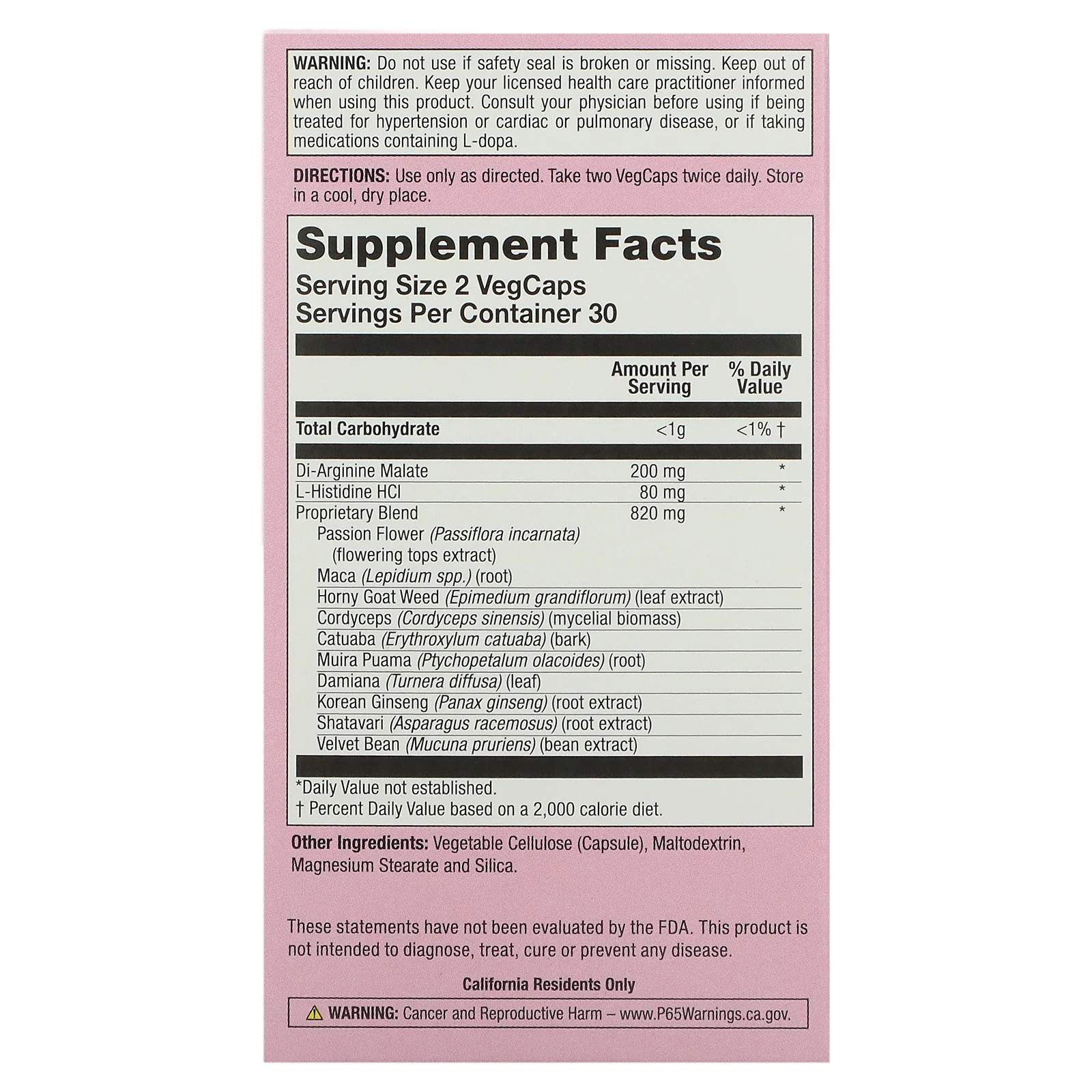 Natural Balance, Cobra Women, 60 капсул на растительной основе