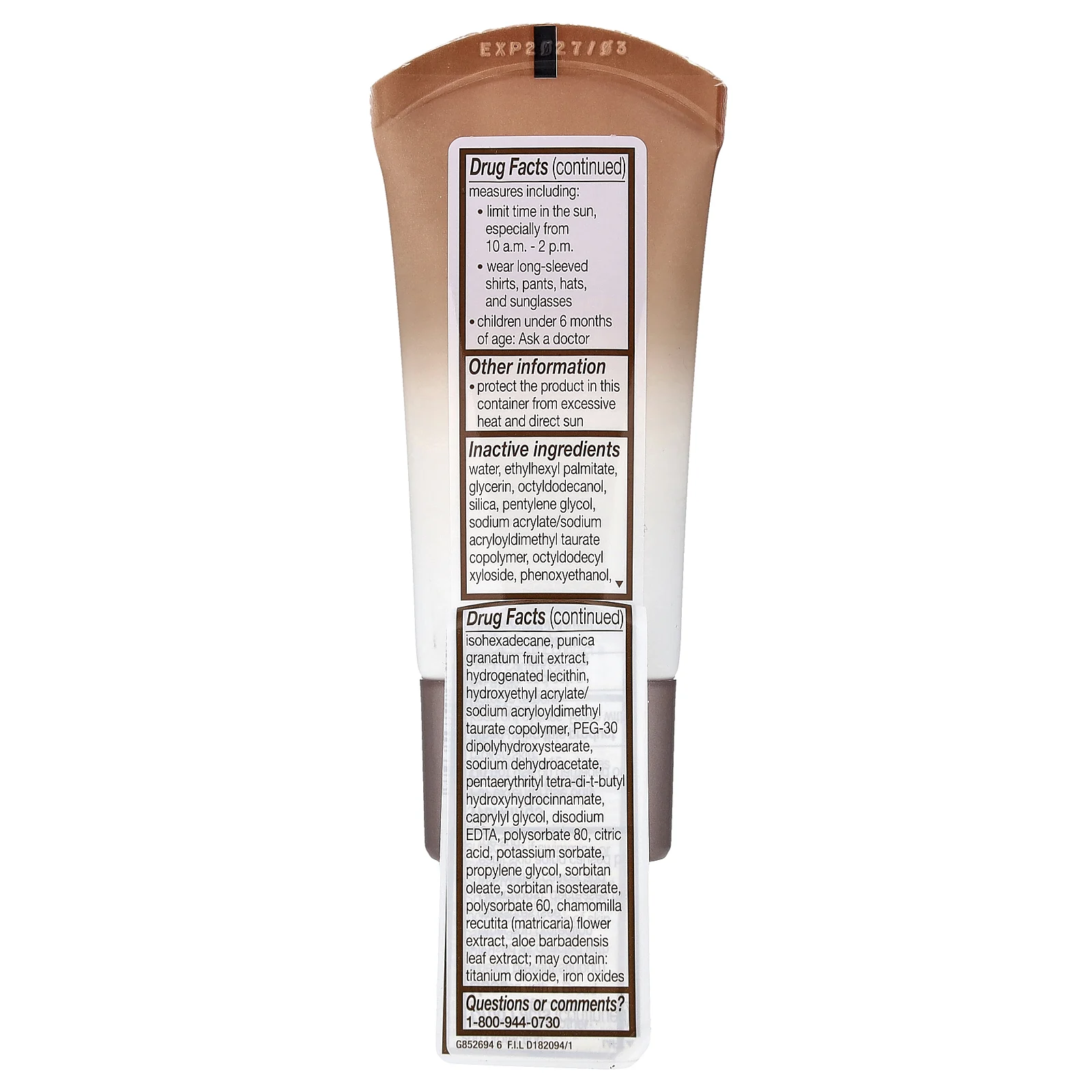 Maybelline, Dream BB Fresh, увлажняющий бальзам для кожи, SPF 30, оттенок 130, средняя/глубокая прозрачность, 30 мл (1 жидк. унция)
