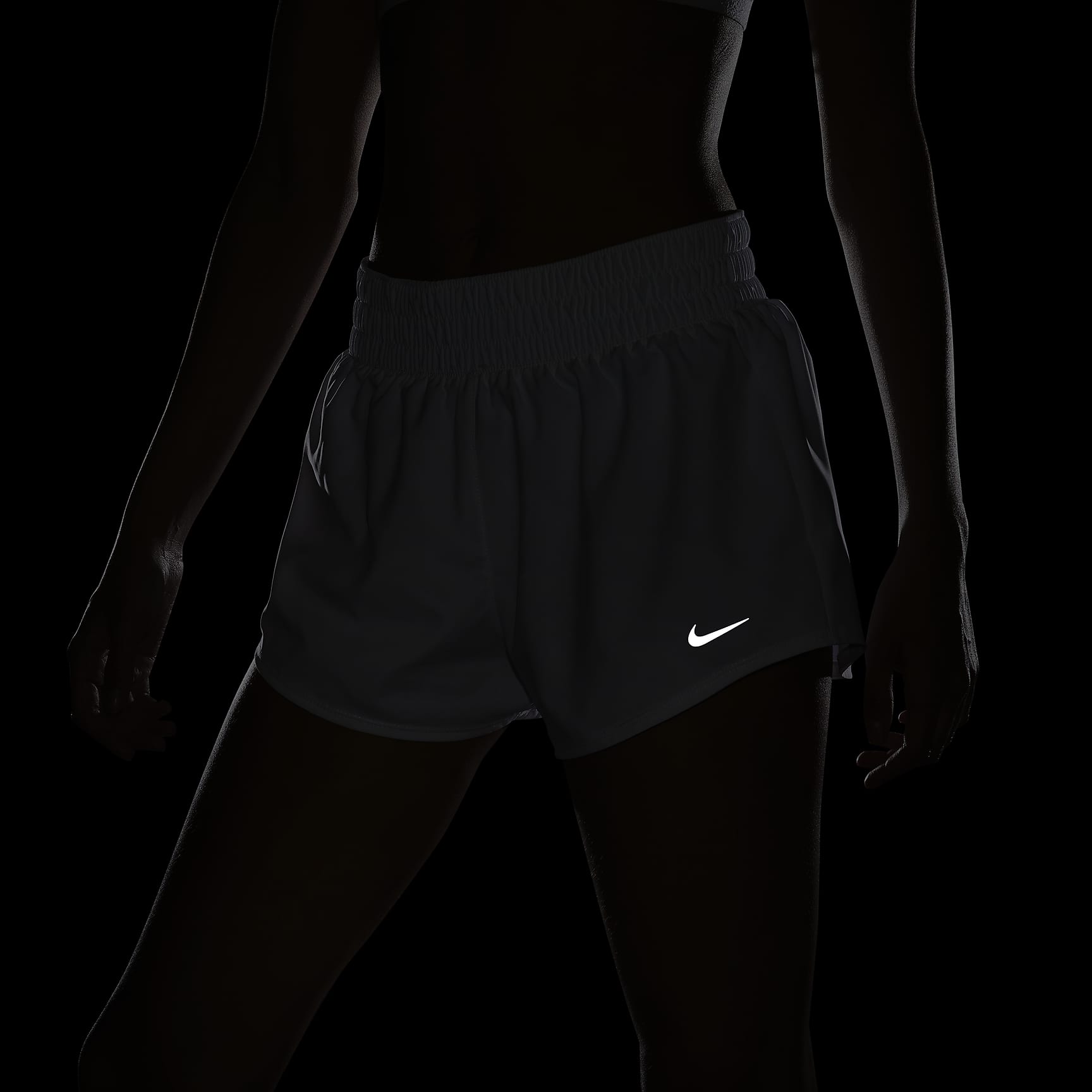 Nike One Women's Dri-FIT Mid-Rise 3" Brief-Lined Shorts