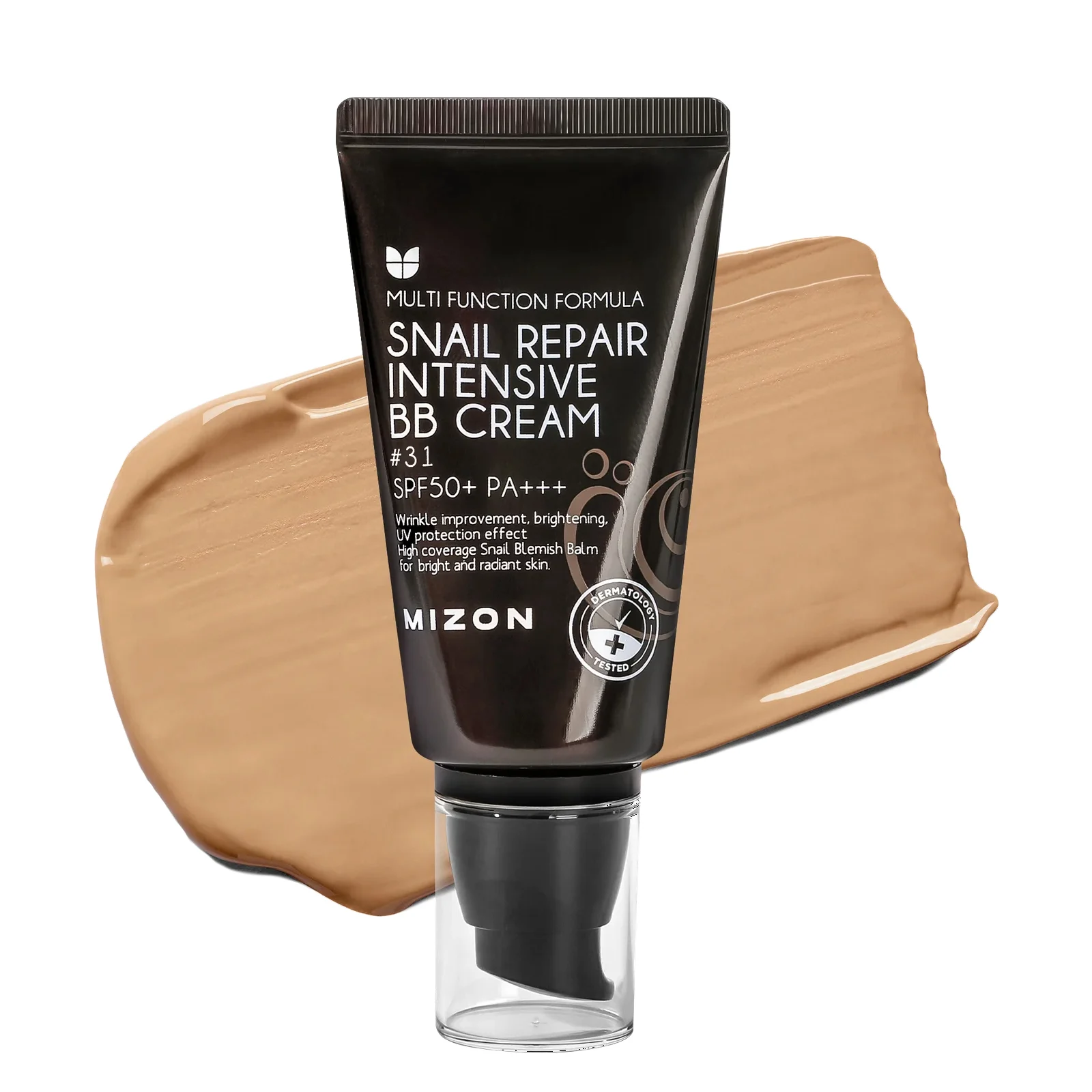 Mizon, интенсивный BB-крем для восстановления улитки, SPF 50+/PA+++, № 31, 50 мл (1,76 унции)