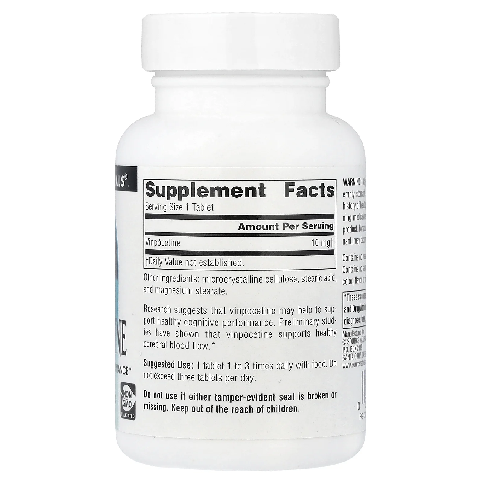 Source Naturals, винпоцетин, 10 мг, 240 таблеток