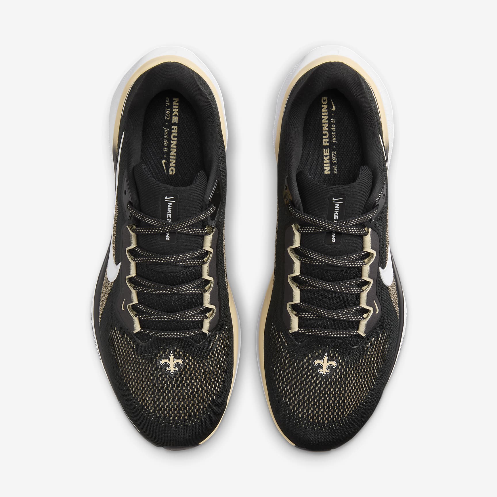 Nike Pegasus 41 NFL New Orleans Saints Men's Road Running Shoes