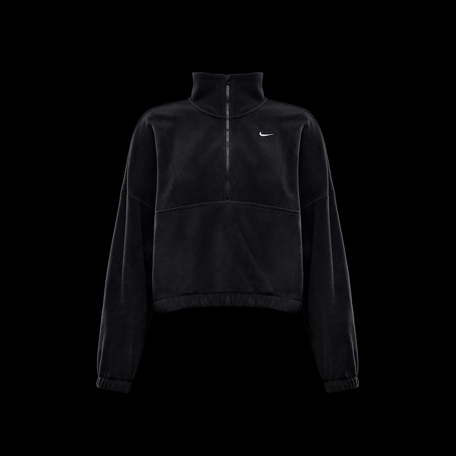 Nike One Women's Therma-FIT Oversized 1/2-Zip Fleece Top