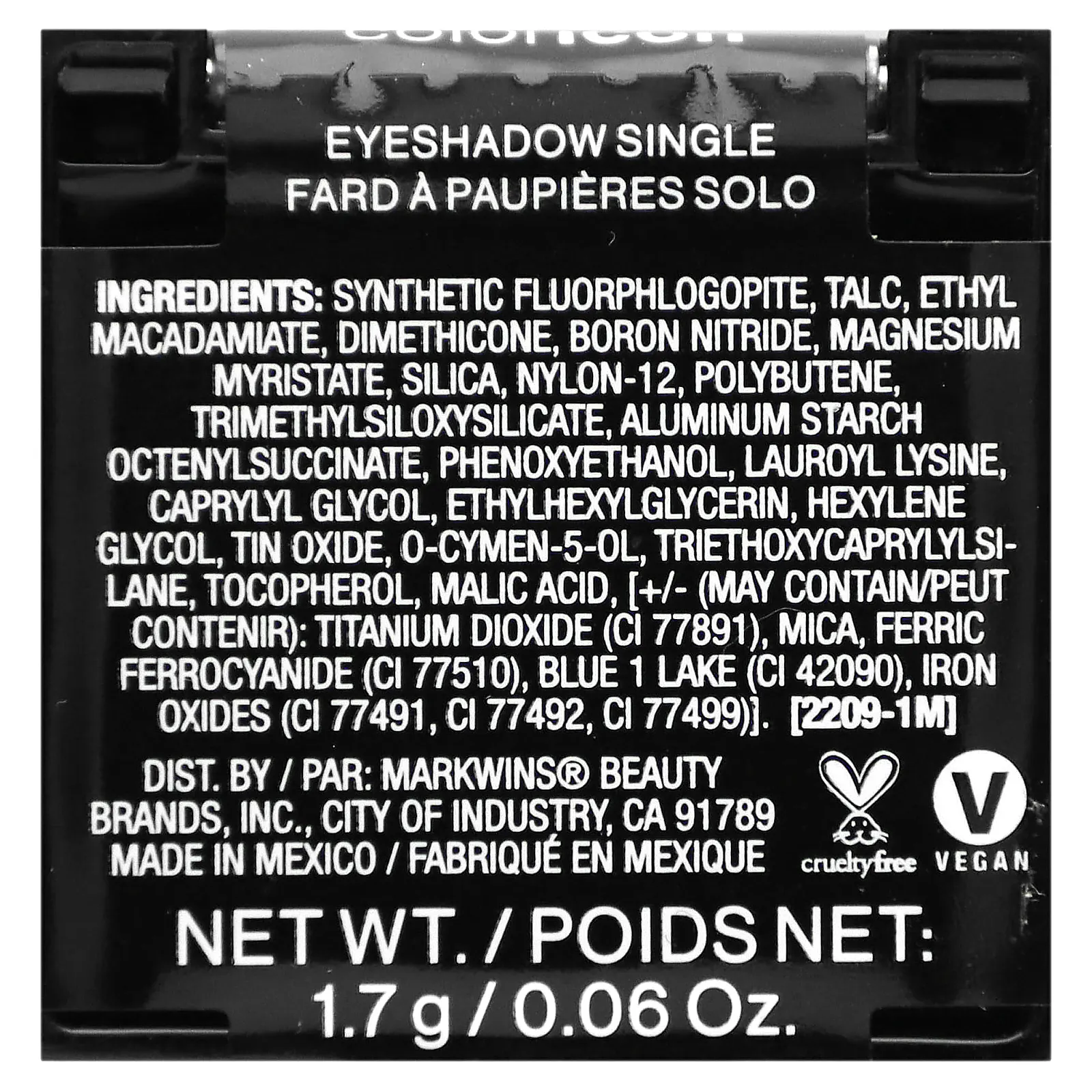 wet n wild, тени для век, сахар, 1,7 г (0,06 унции)