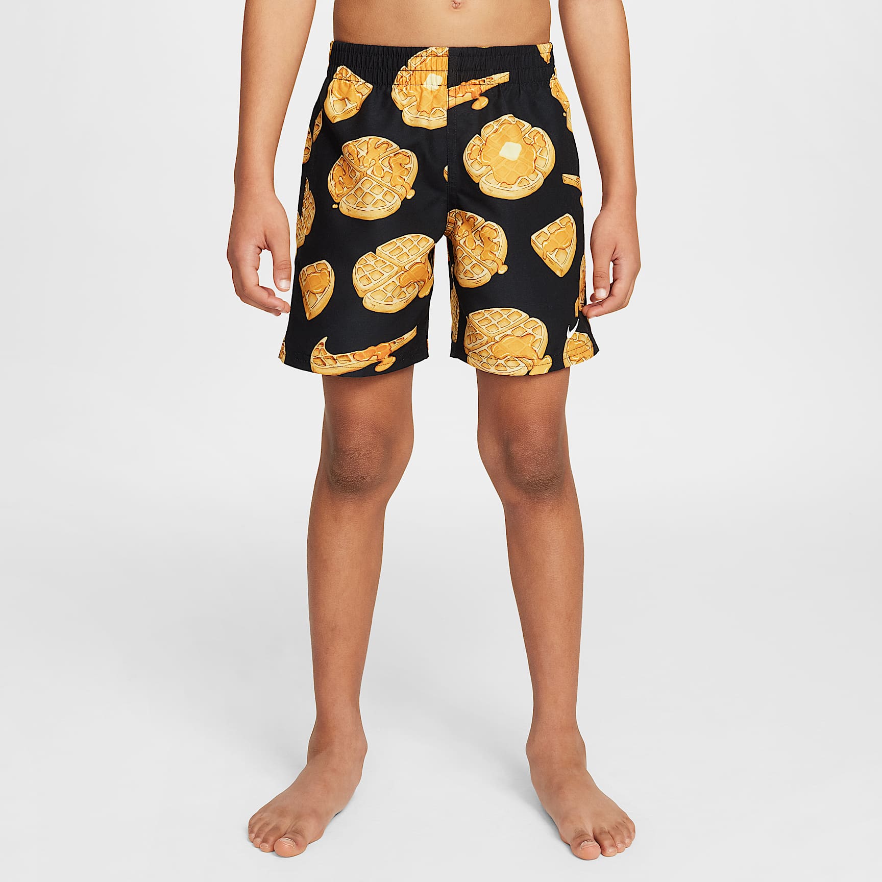 Nike Swim Breaker Little Kids' 5" Brief-Lined Volley Shorts