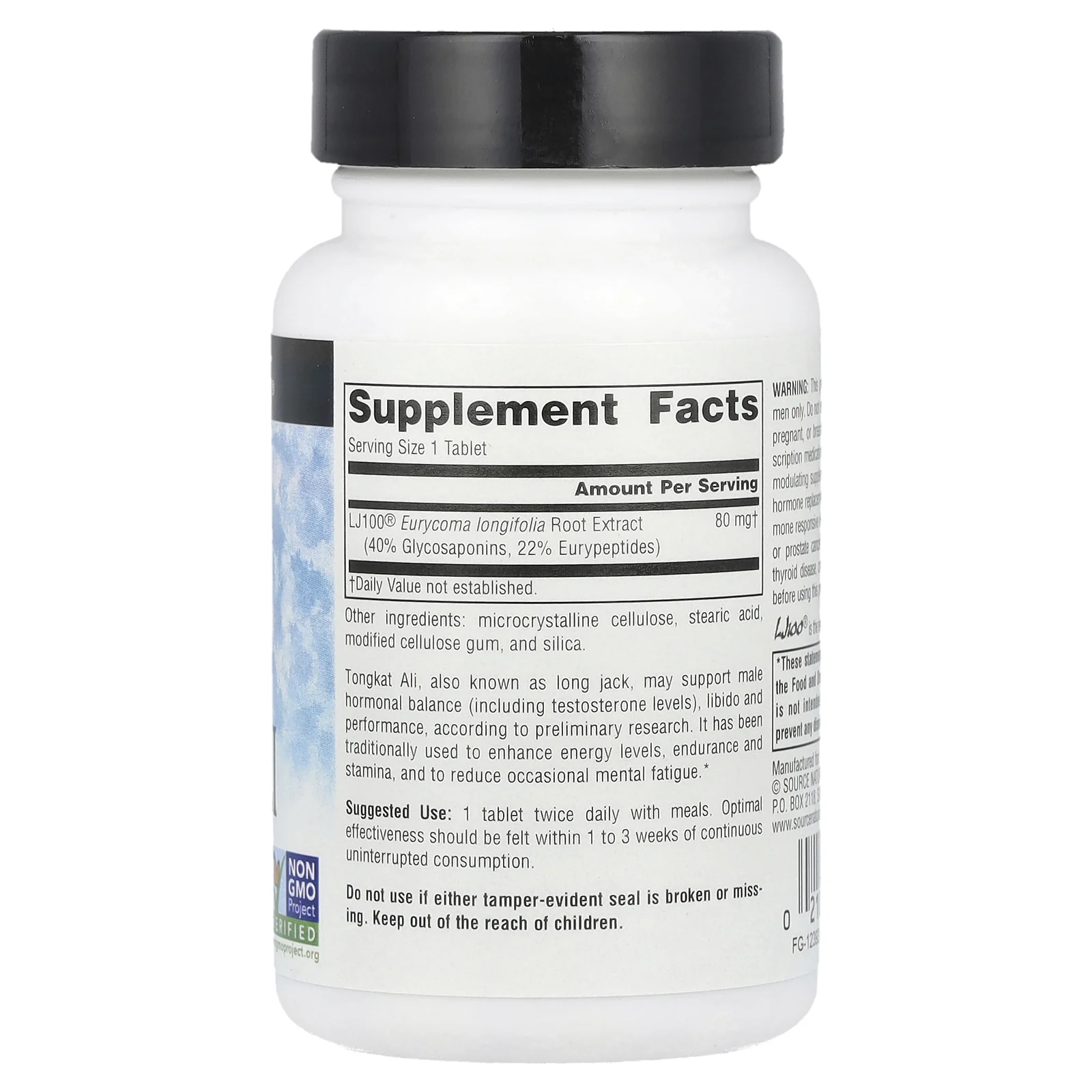 Source Naturals, Tongkat Ali, Тоник для мужского либидо, 30 таблеток