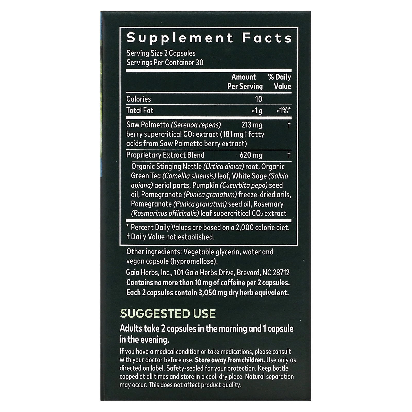 Gaia Herbs, Здоровье простаты, 60 веганских жидких фитокапсул