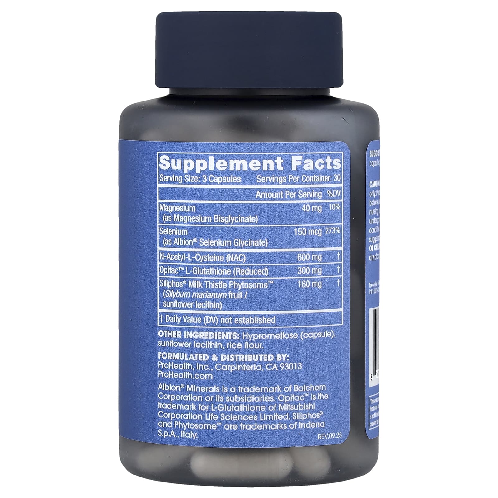 ProHealth Longevity, Glutathione Triple Boost, 90 капсул