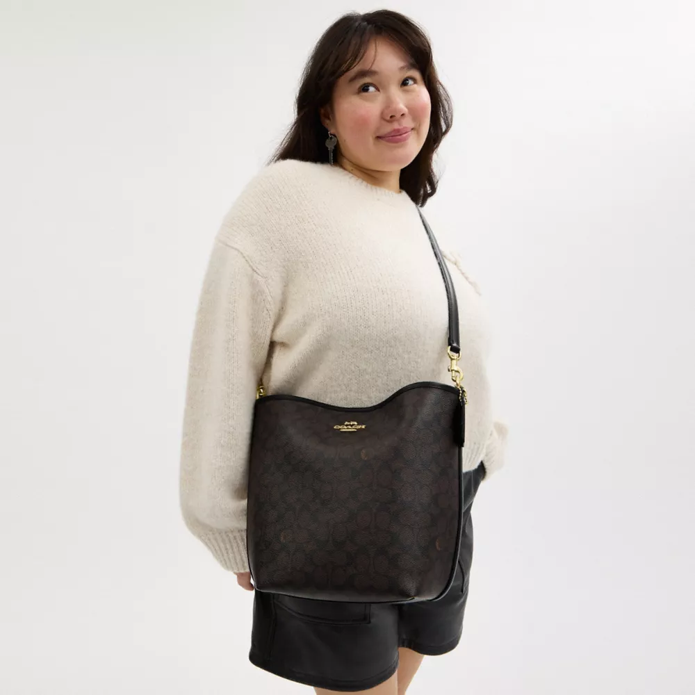 Сумка COACH City Large Bucket Bag In Signature Canvas