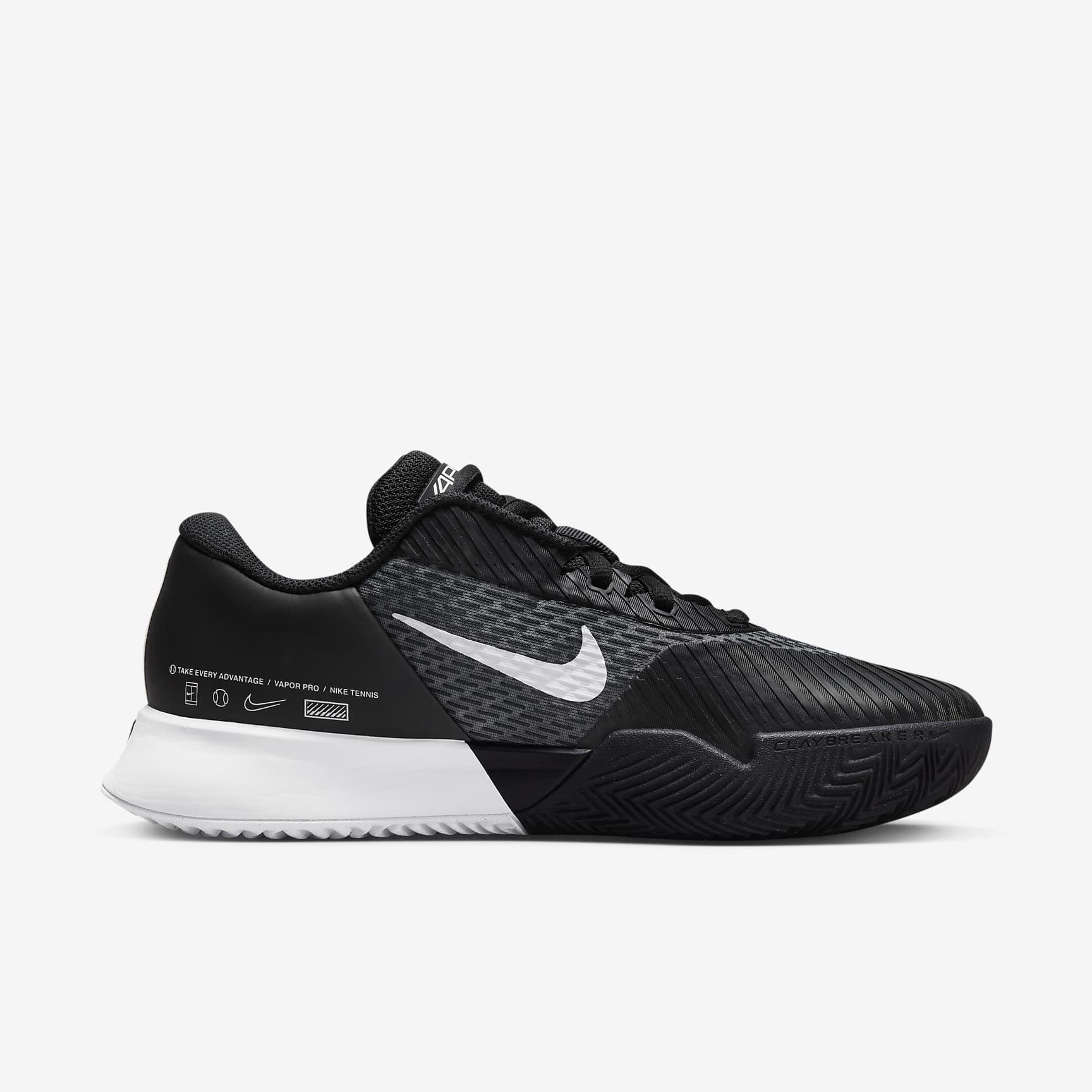 NikeCourt Air Zoom Vapor Pro 2 Women's Clay Tennis Shoes