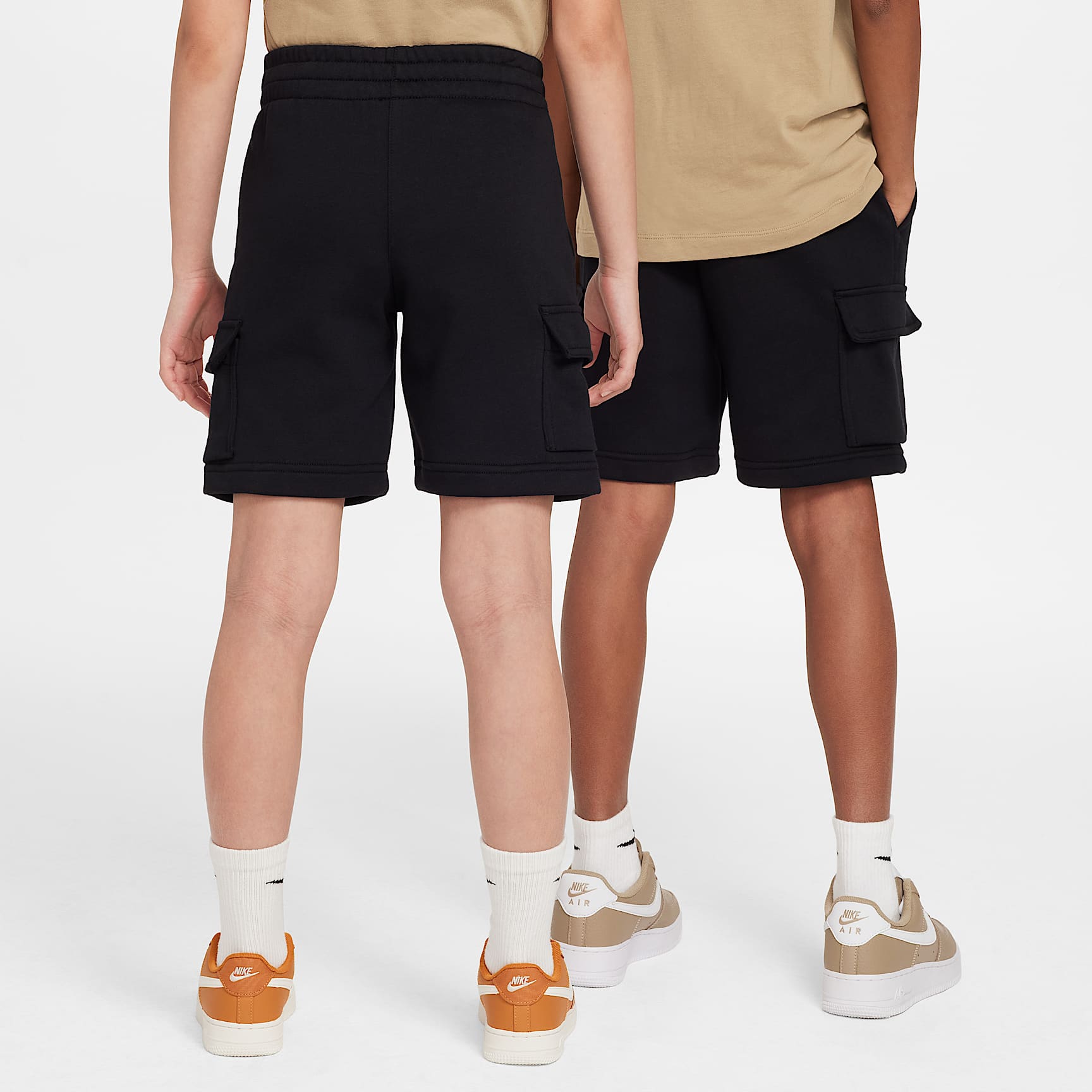 Nike Sportswear Club Big Kids' French Terry Cargo Shorts
