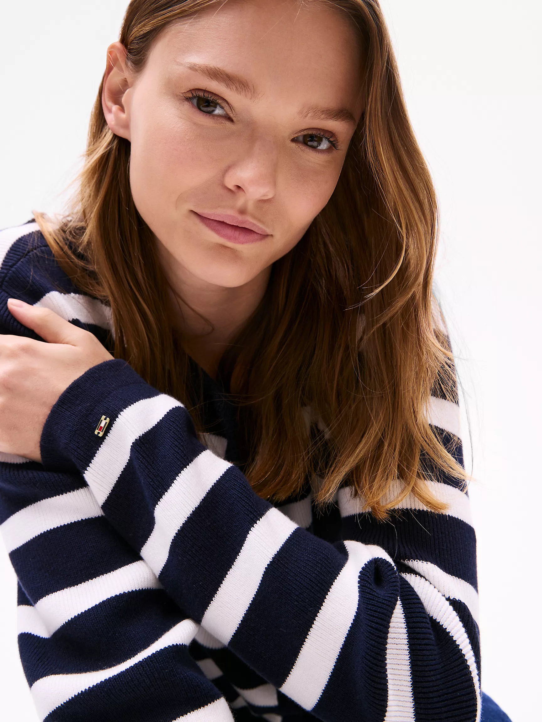 Женский свитер Tommy Hilfiger, Кардиган в полоску на пуговицах