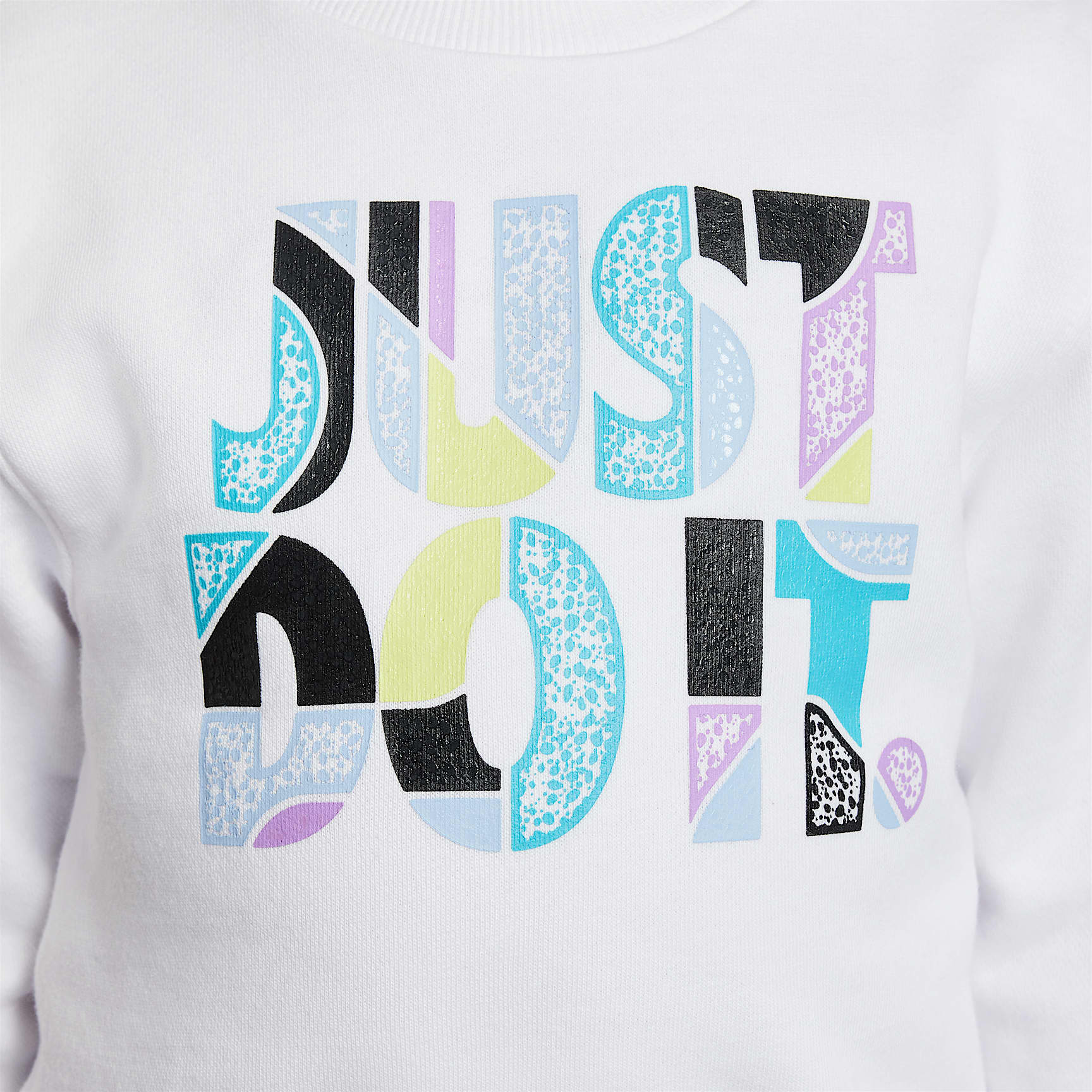 Nike Sportswear "Outside the Lines" Toddler French Terry Crew Top