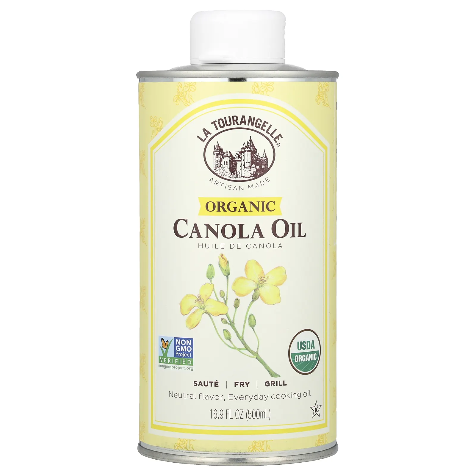 La Tourangelle, Органическое масло канолы, 500 мл (16,9 жидк. Унции)