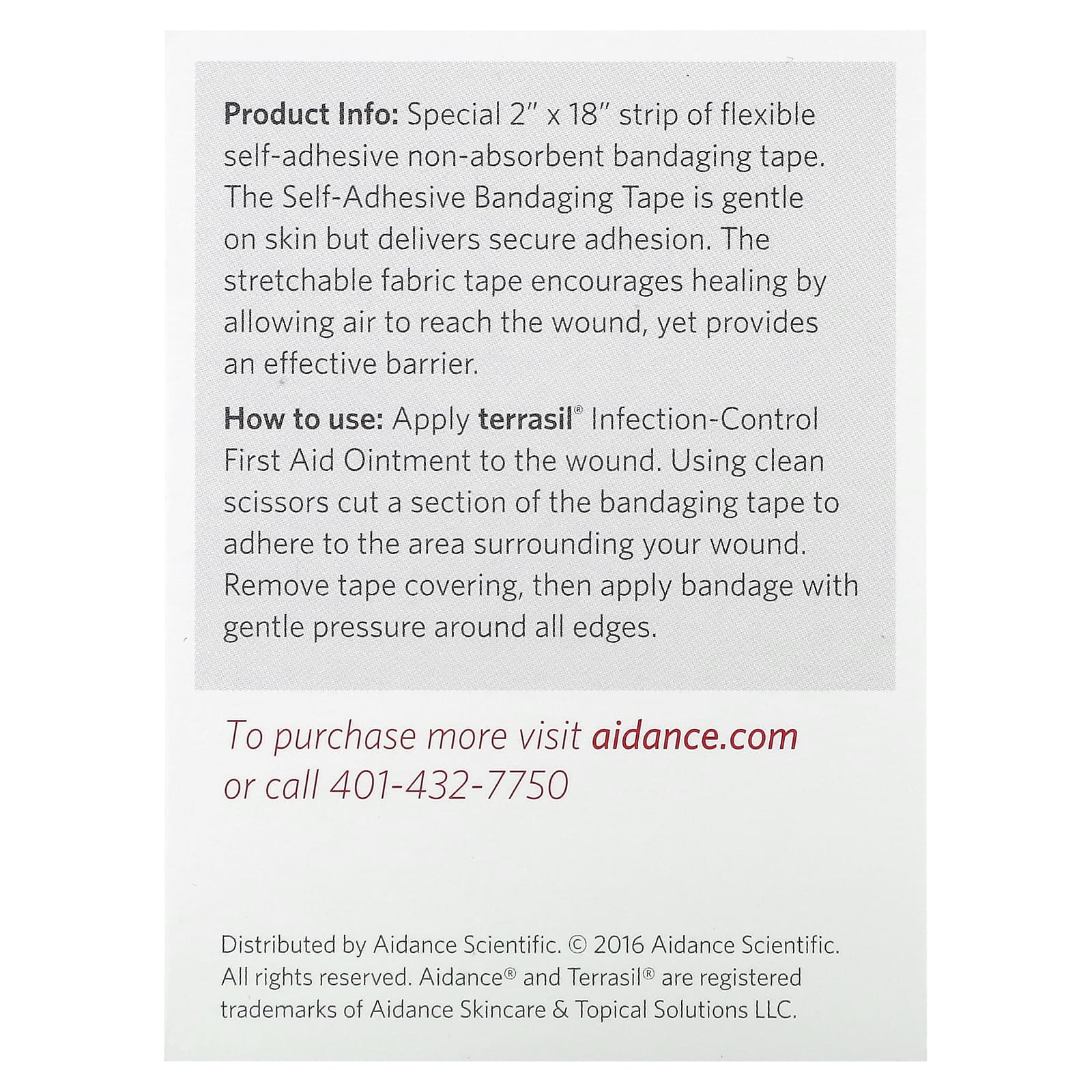 Terrasil, перевязочный материал больничного класса, 1 шт.