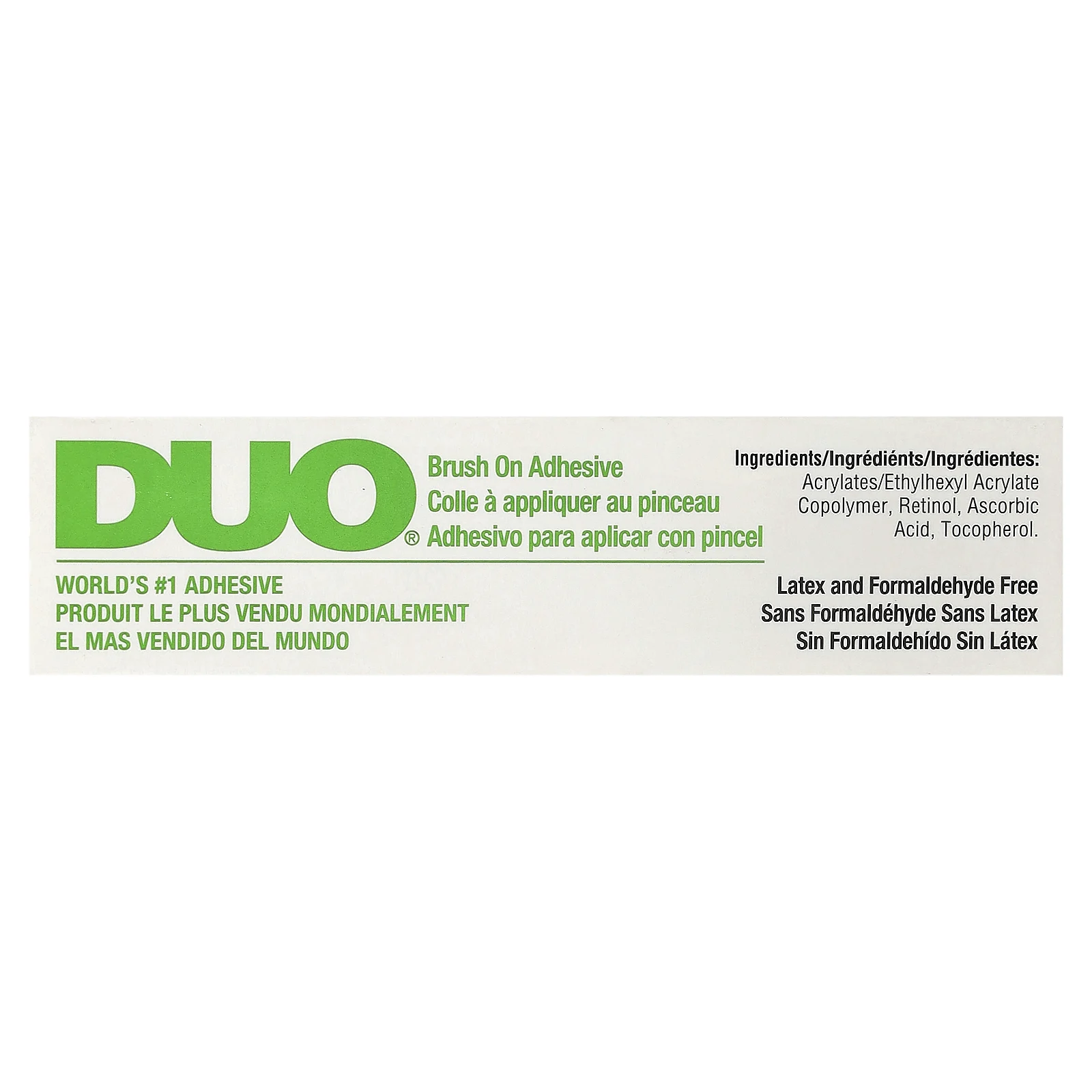 DUO, Кисть для нанесения клея, белый / прозрачный, 5 г (0,18 унции)