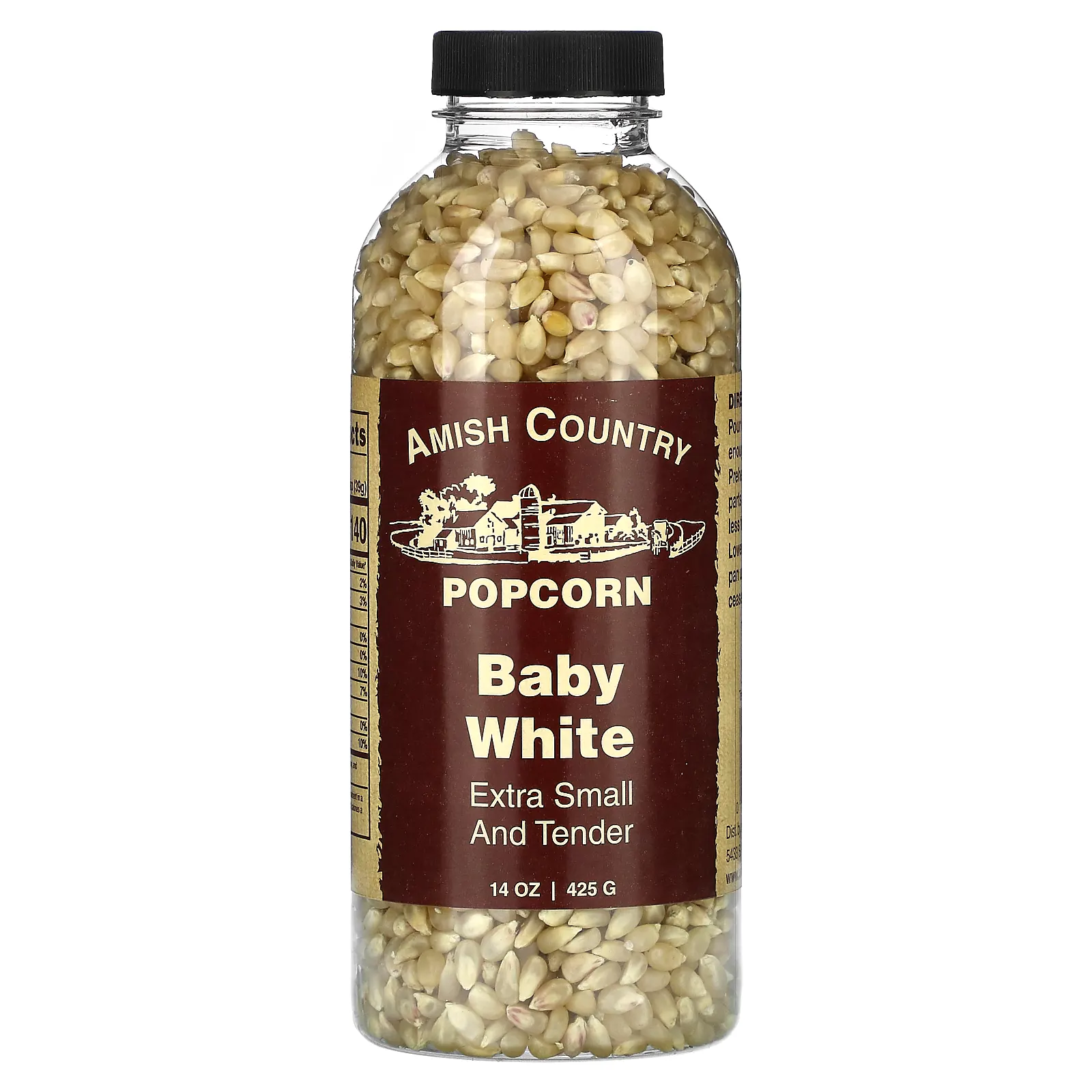 Amish Country Popcorn, Baby White, 425 г (14 унций)