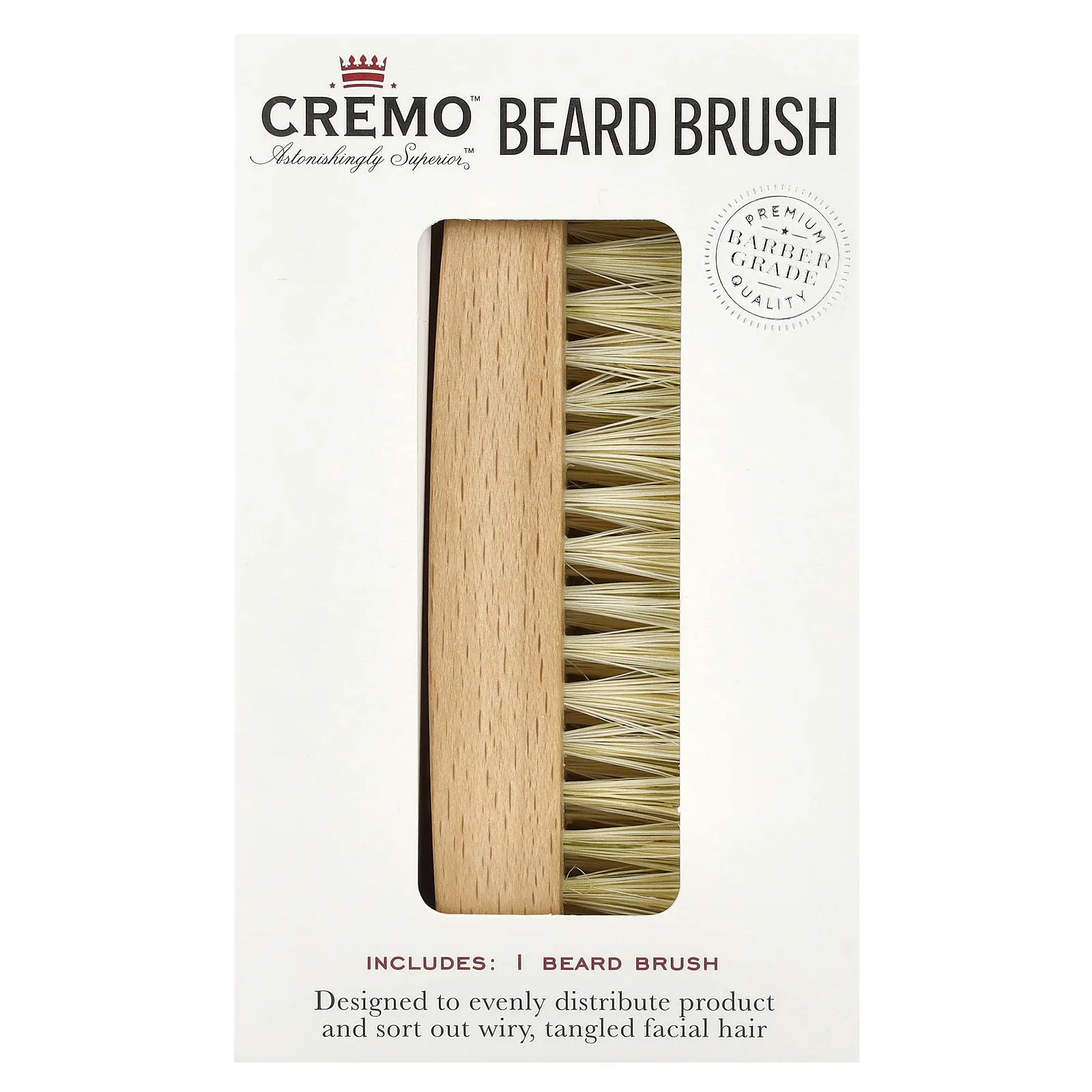 Cremo, щетка для бороды, 1 шт.