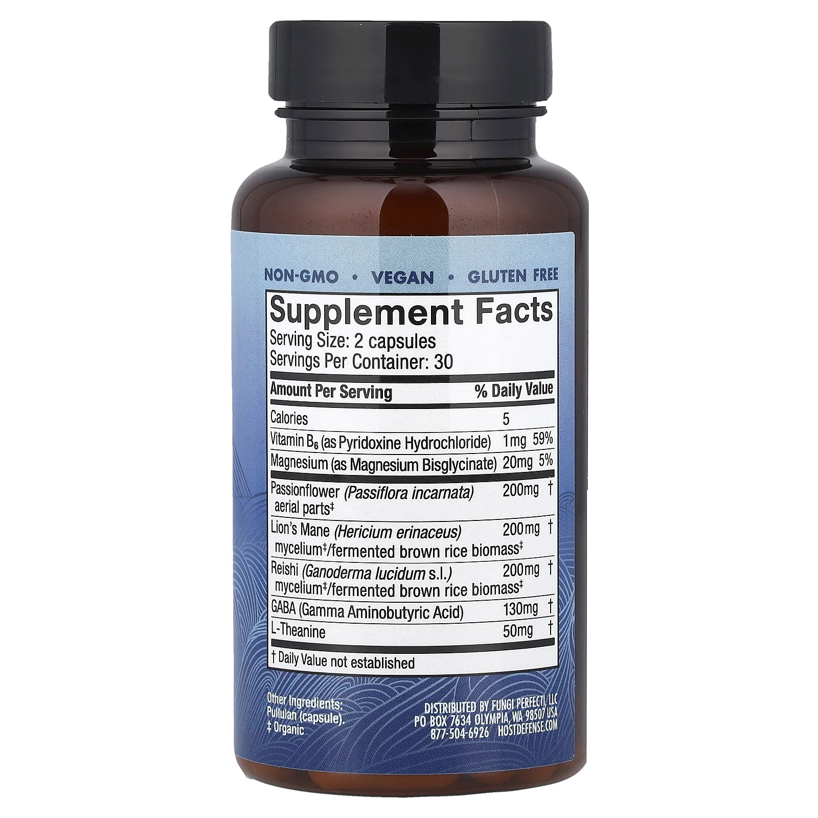 Host Defense, Mushrooms ™ Mycobenefits, Sleep, 60 капсул