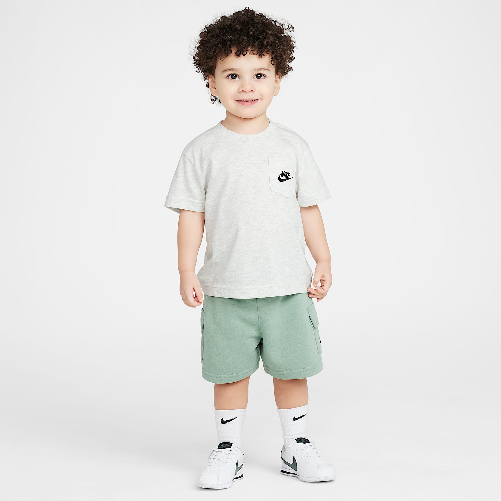 Nike Sportswear Toddler Pocket T-Shirt and French Terry Shorts Set
