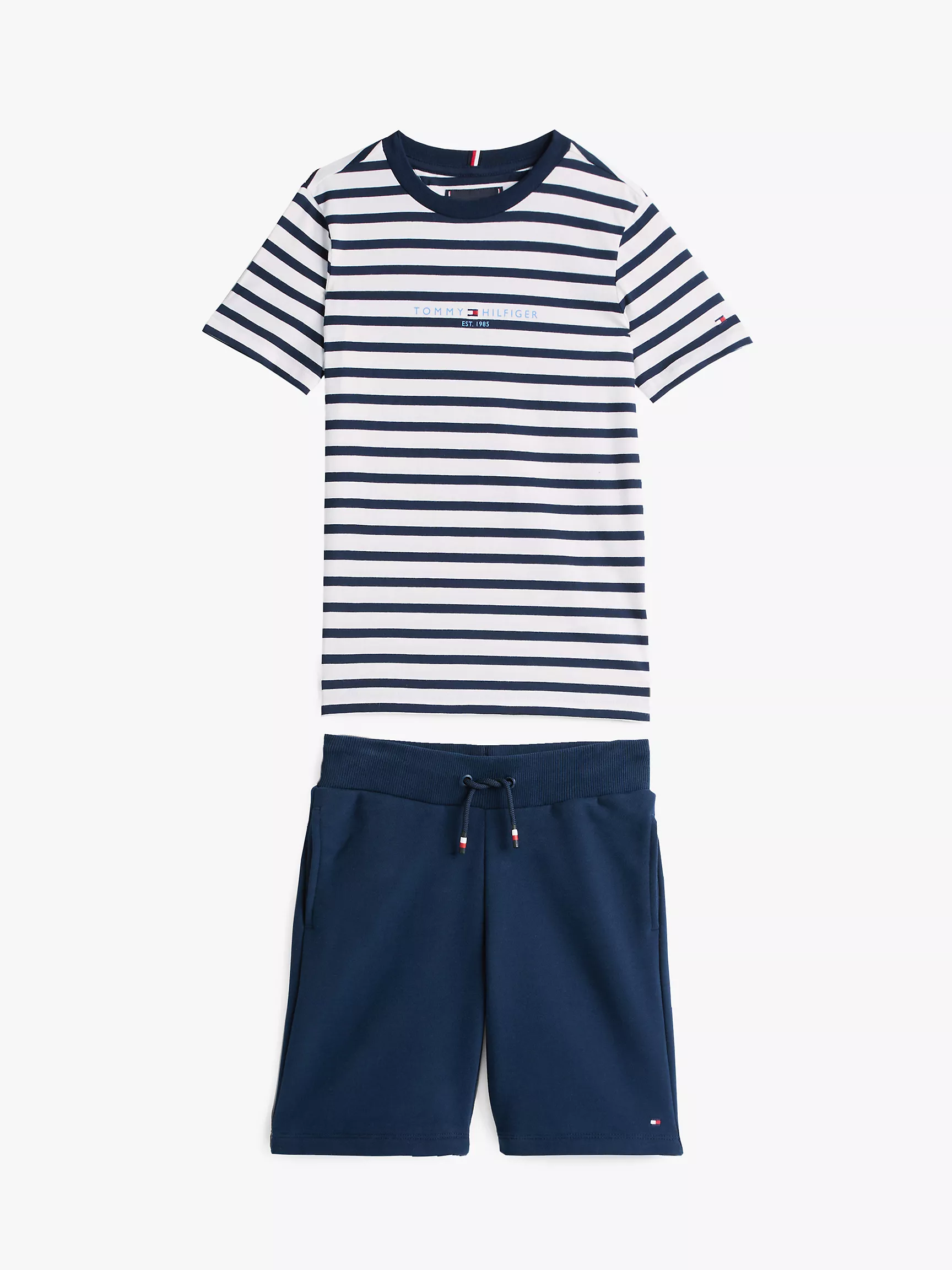 Комплект из топа и шорт для мальчика Tommy Hilfiger, Детский комплект: футболка с логотипом Tommy и шорты